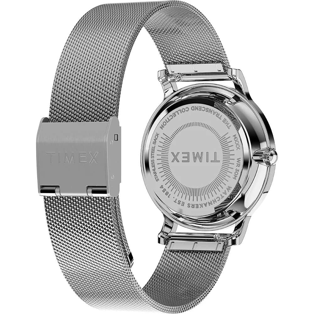 Timex Transcend Ladies Silver Watch - Image 5