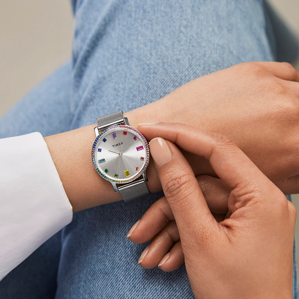 Timex Transcend Ladies Silver Watch - Image 7