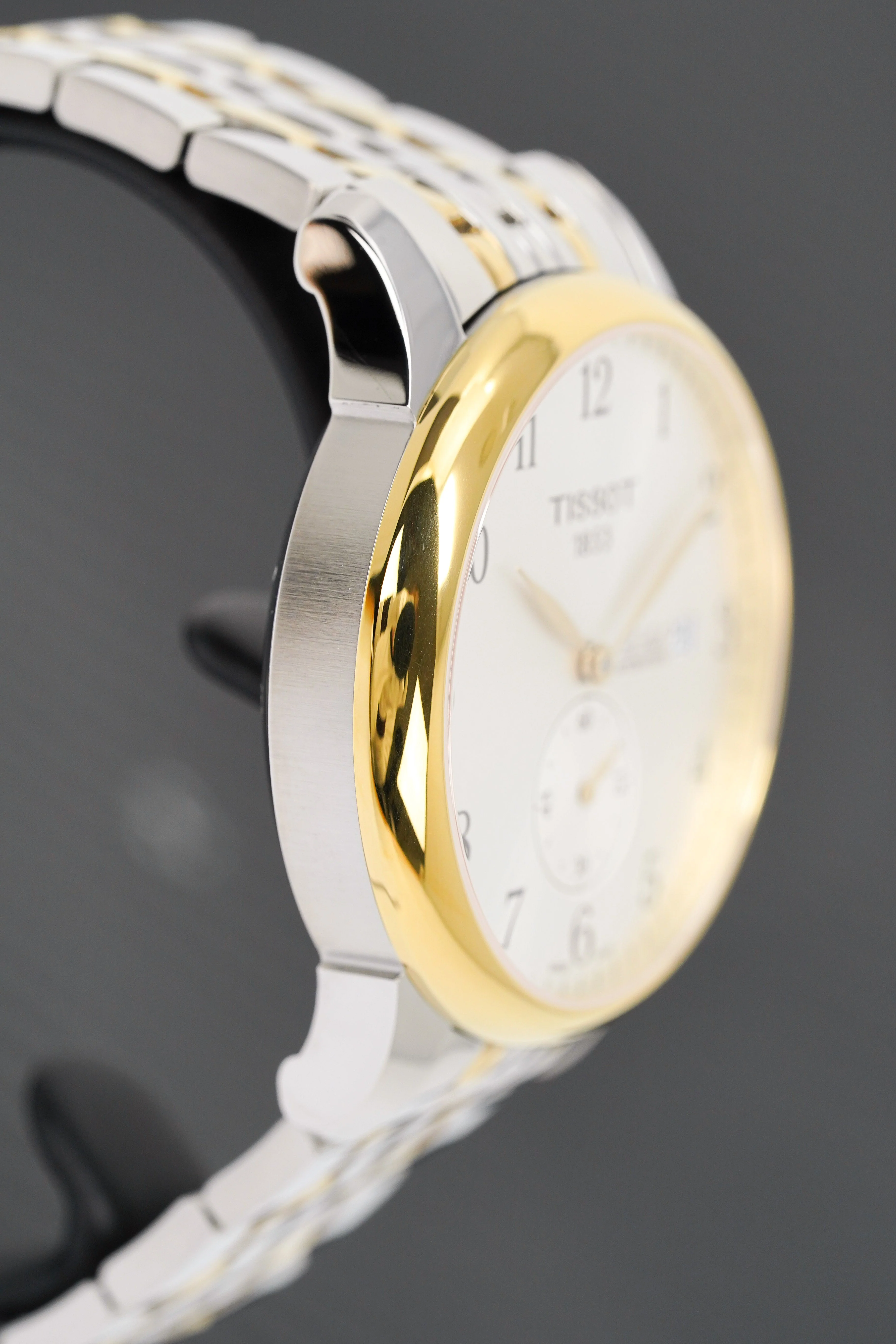 Tissot Le Locle Small Seconds Men's Silver Gold Watch - Image 7
