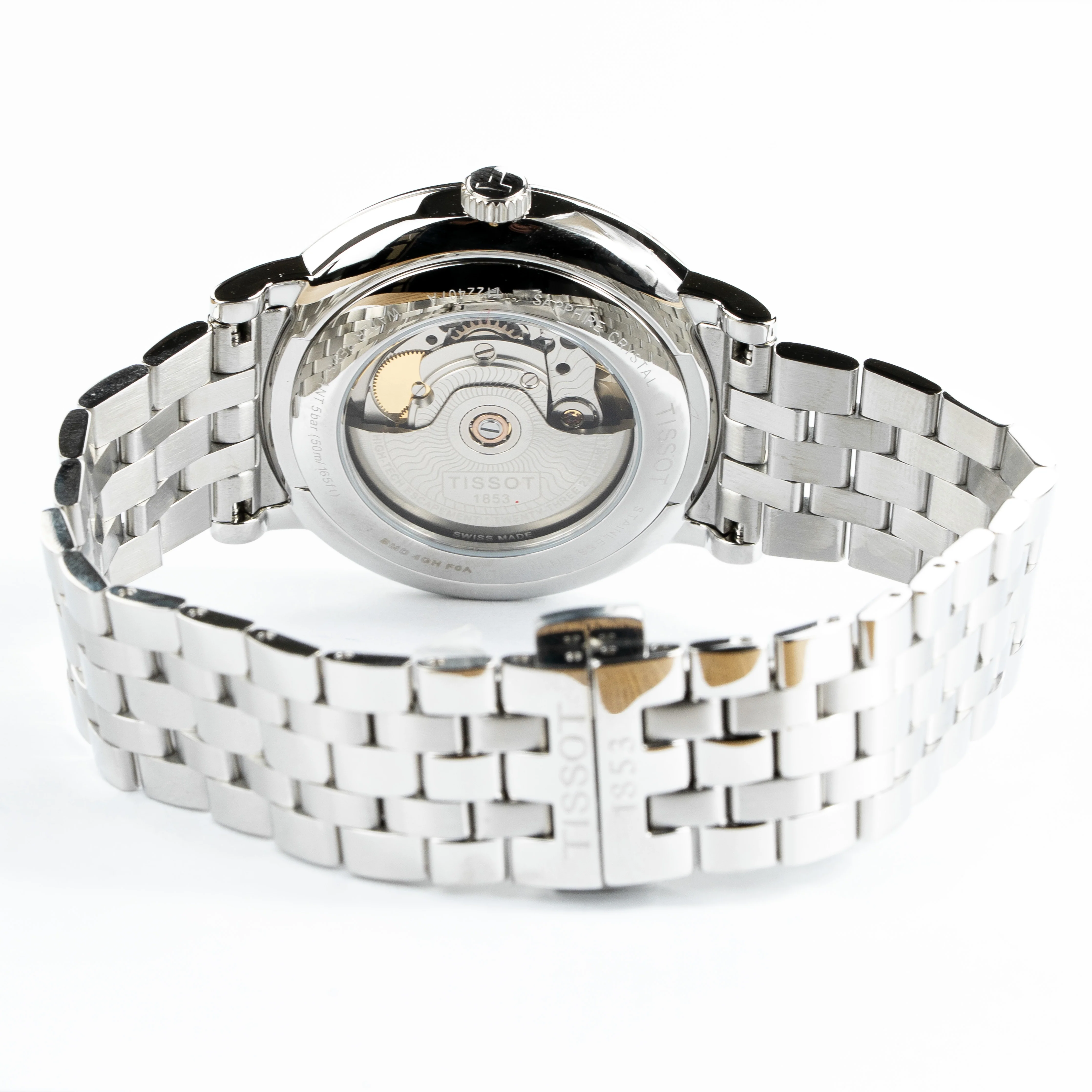 Tissot Carson Premium Automatic Powermatic 80 Men's Silver Watch - Image 2