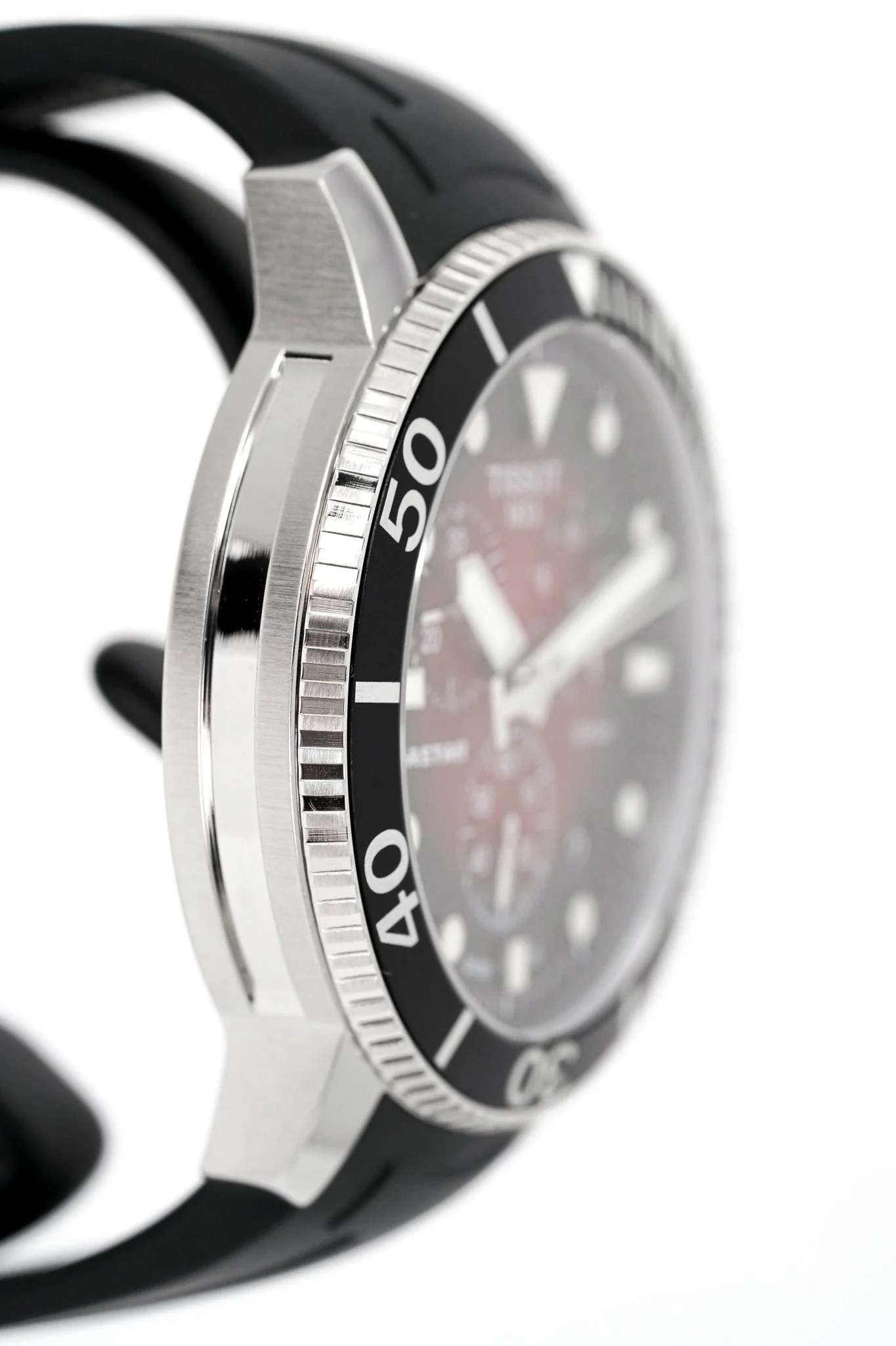Tissot Chronograph Watch SEASTAR 1000 Red Rubber - Image 11