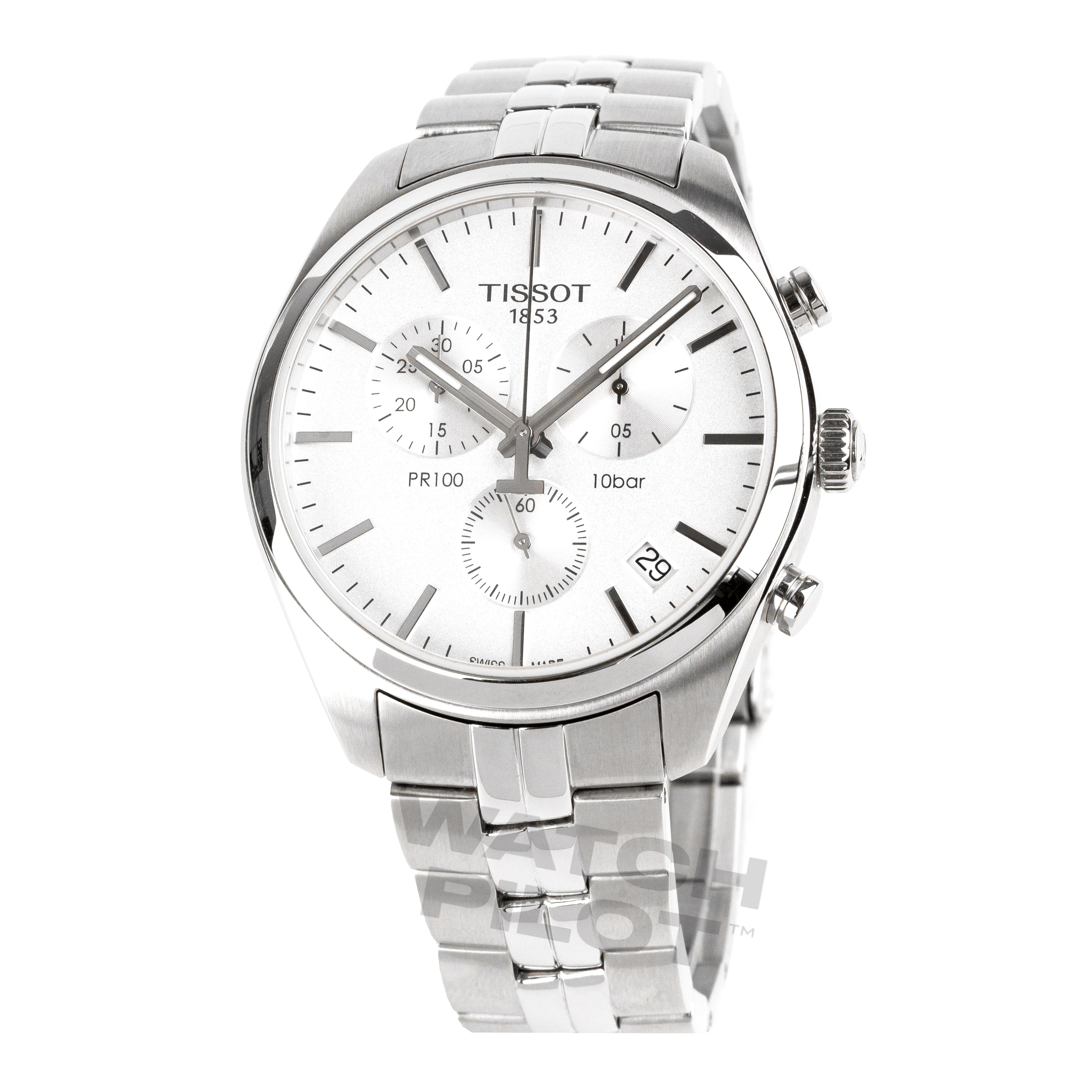 Tissot Pr 100 Chronograph Men's Silver Watch