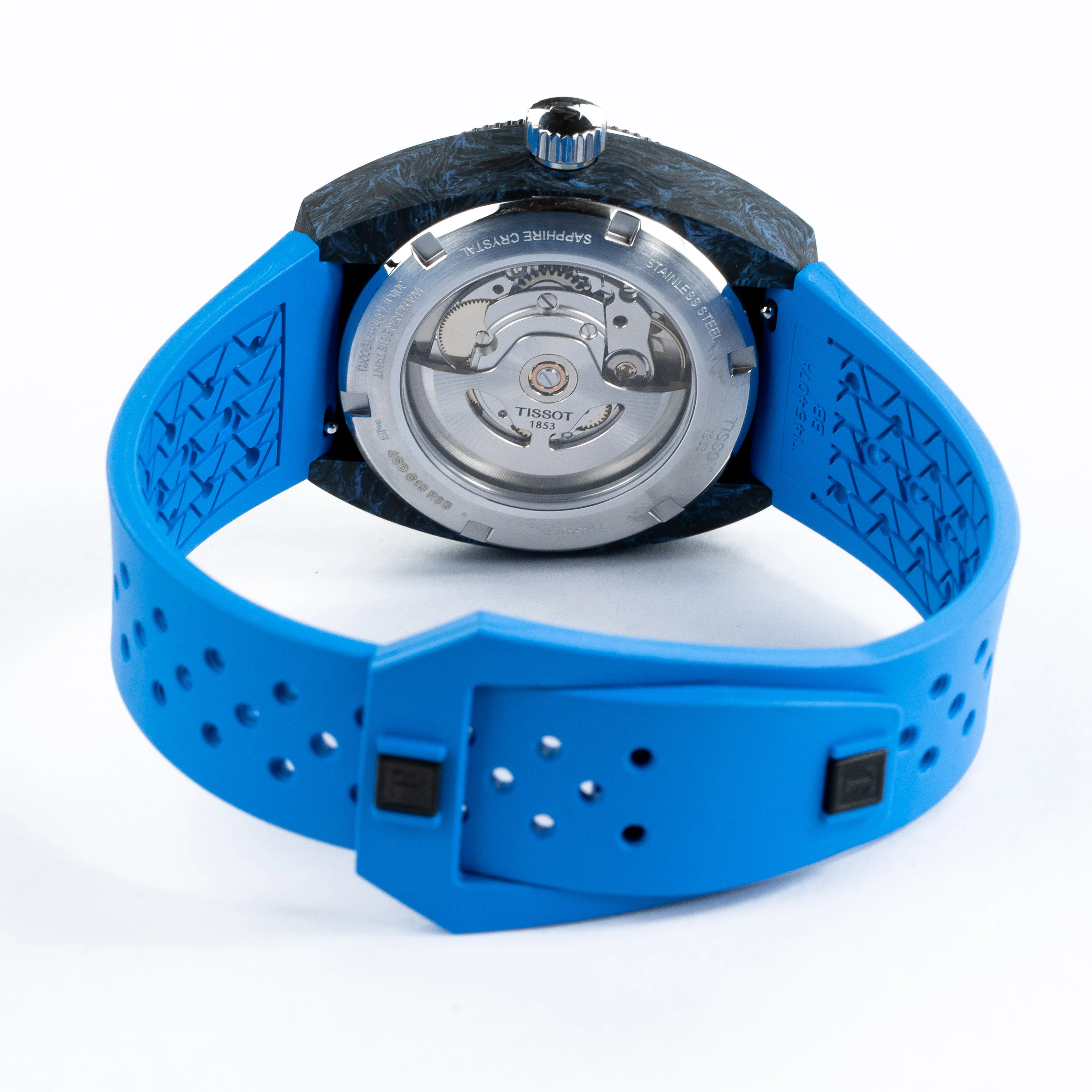 Tissot T-Sport Sideral Powermatic 80 Men's Blue Watch - Image 2