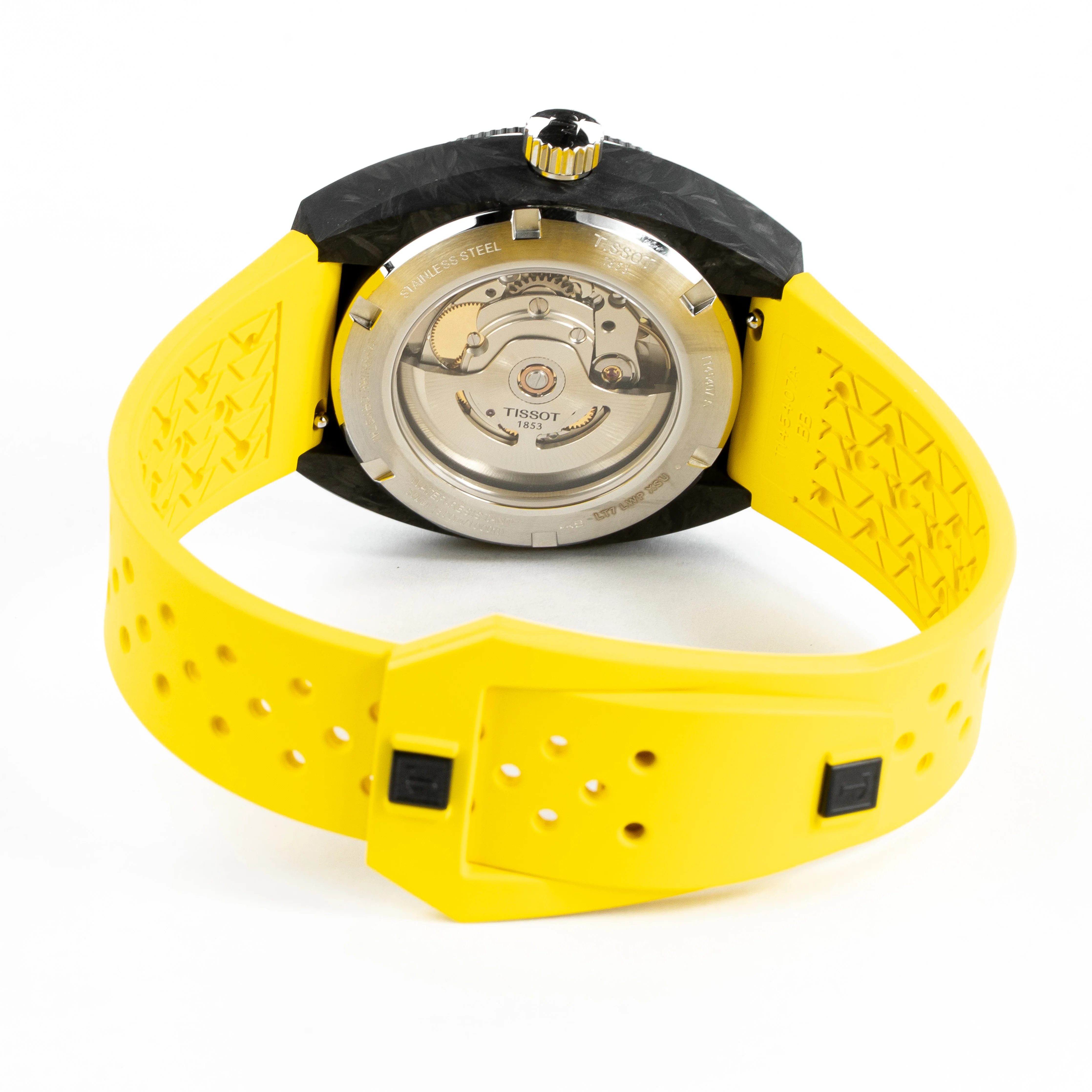 Tissot T-Sport Sideral Powermatic 80 Men's Yellow Watch - Image 2