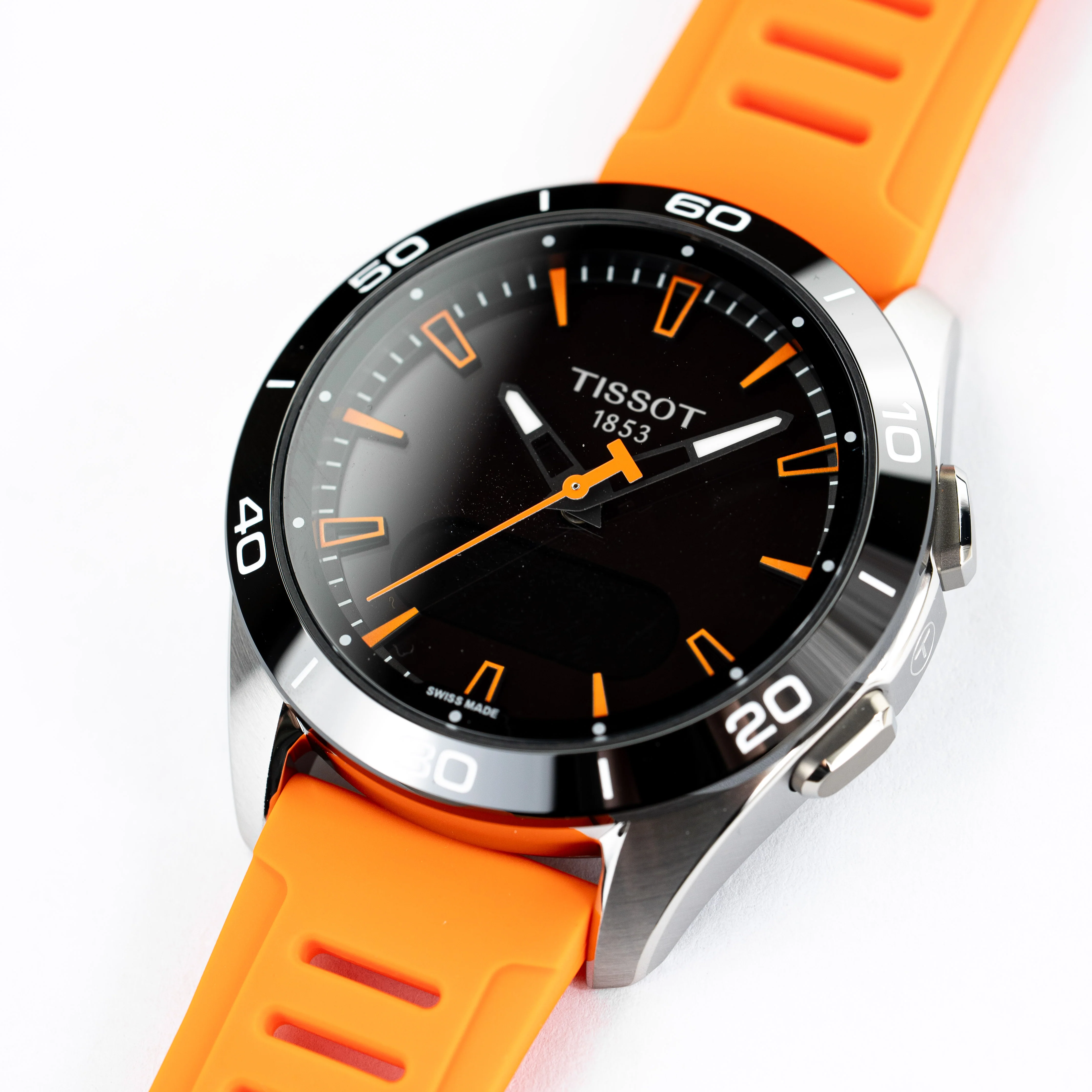 Tissot T-Touch Connect Sport Men's Orange Watch - Image 3