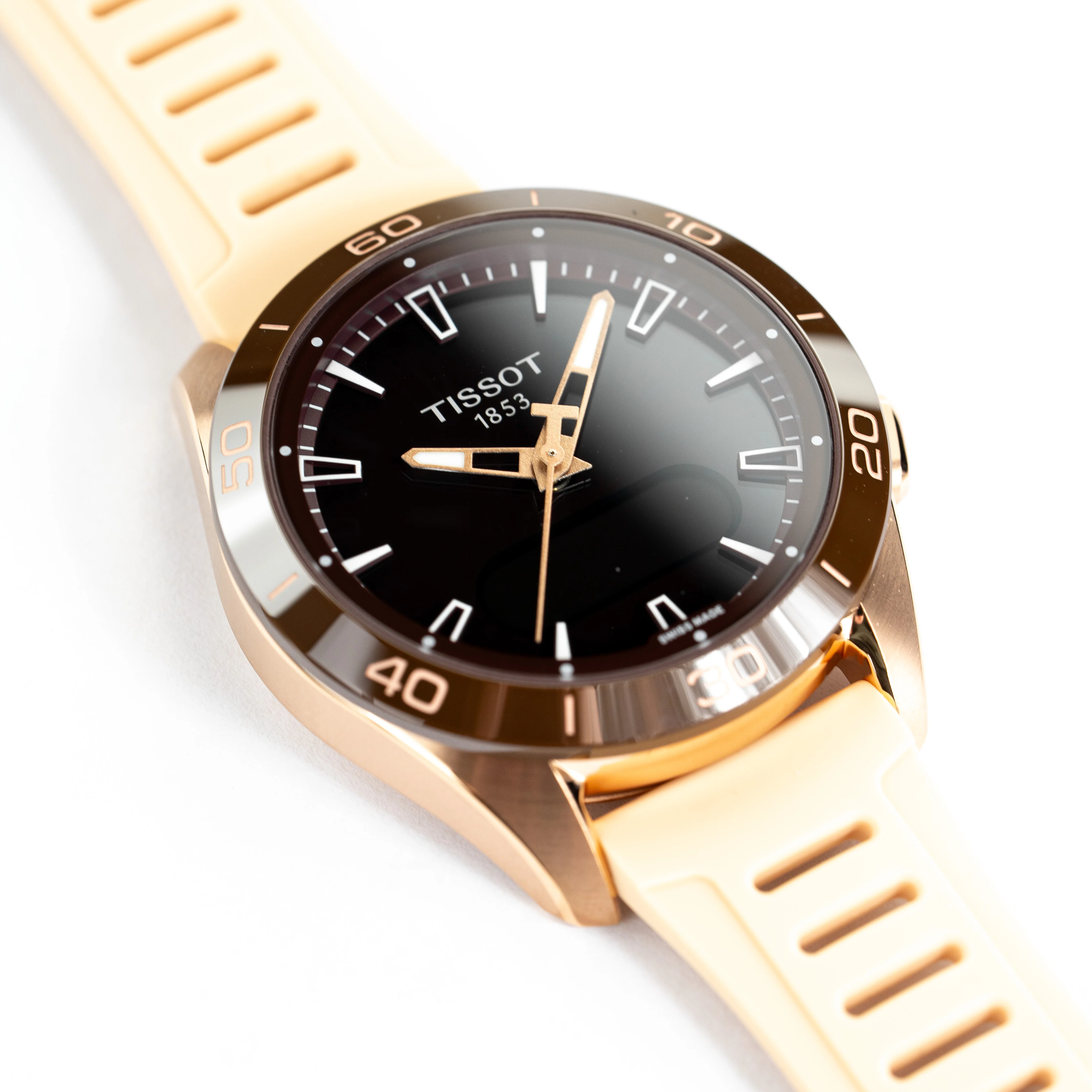 Tissot T-Touch Connect Sport Unisex Rose Gold Watch - Image 5