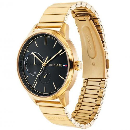 Tommy Hilfiger Ladies Gold Brooke Analogue Watch - Image 2