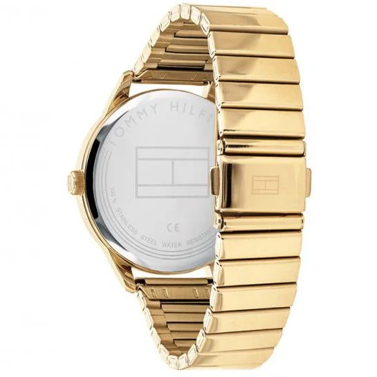 Tommy Hilfiger Ladies Gold Brooke Analogue Watch - Image 3