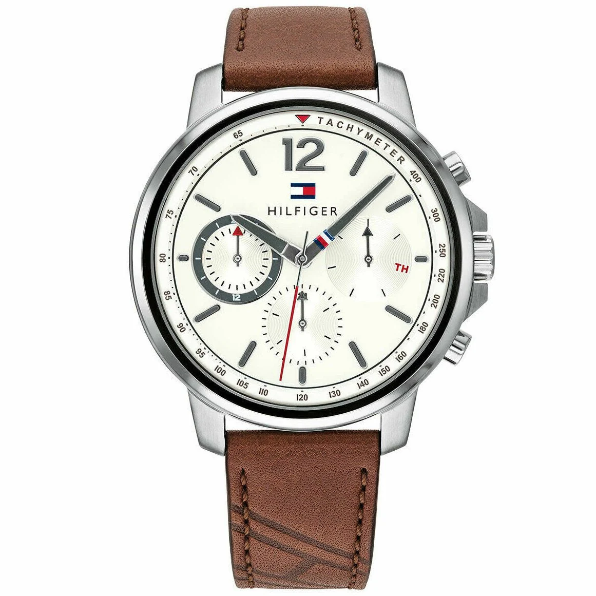 Tommy Hilfiger Men's Brown Strap Chronograph Watch