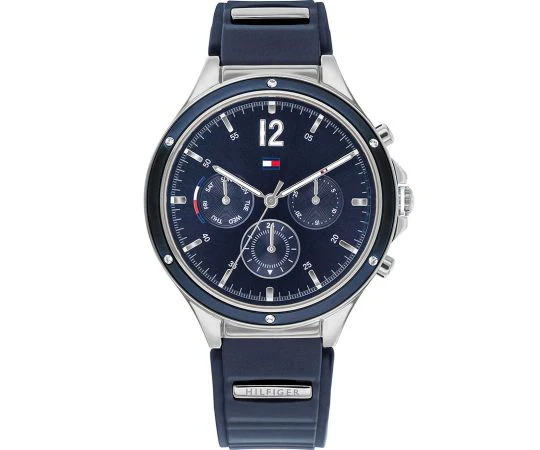 Tommy Hilfiger Ladies Chronograph Watch Eve Blue/Steel