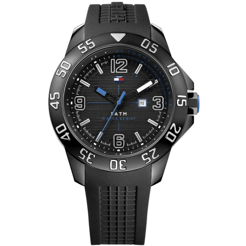Tommy Hilfiger Men's Watch Cole IP Black