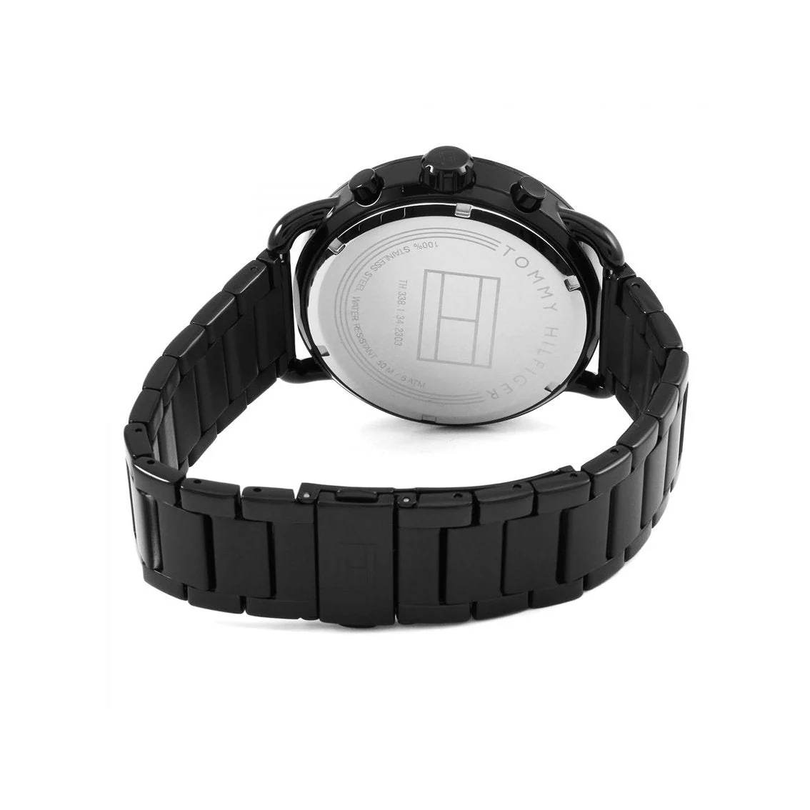 Tommy Hilfiger Men's Black Chronograph Watch - Image 2