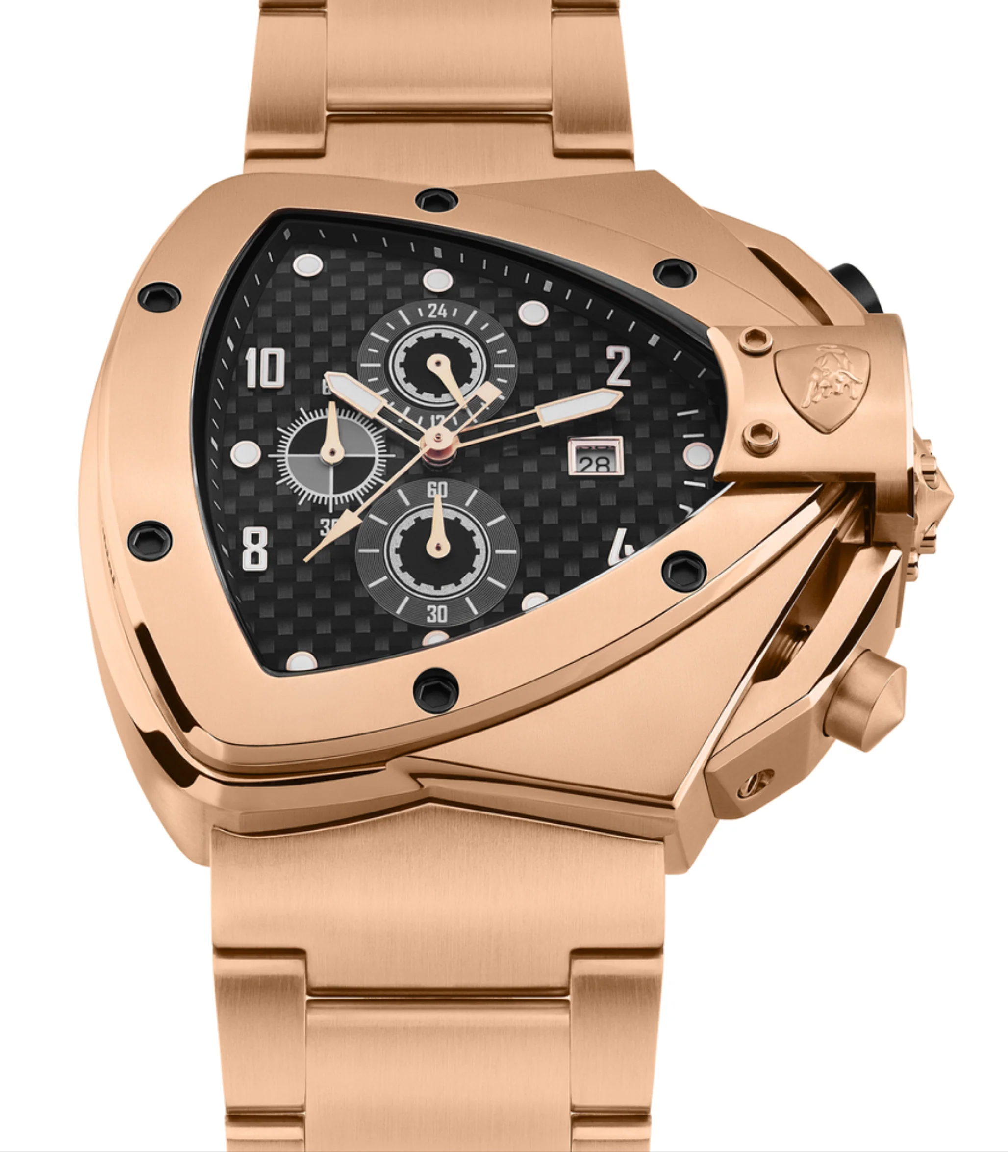 Tonino Lamborghini Men's Chronograph Watch Spyder Horizontal Rose Gold - Image 2