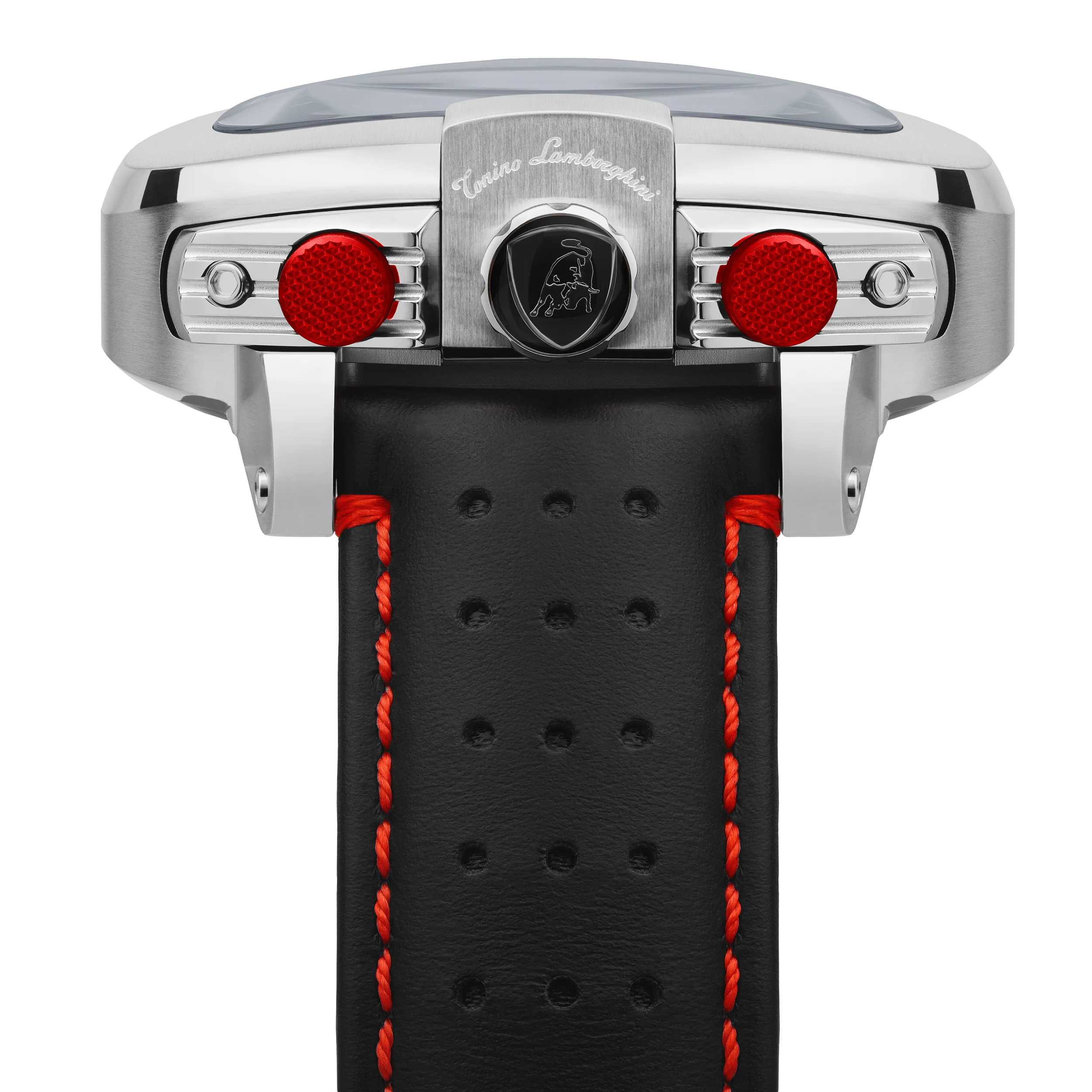 Tonino Lamborghini Spyder 12 H Men's Black Silver Chronograph Watch - Image 3
