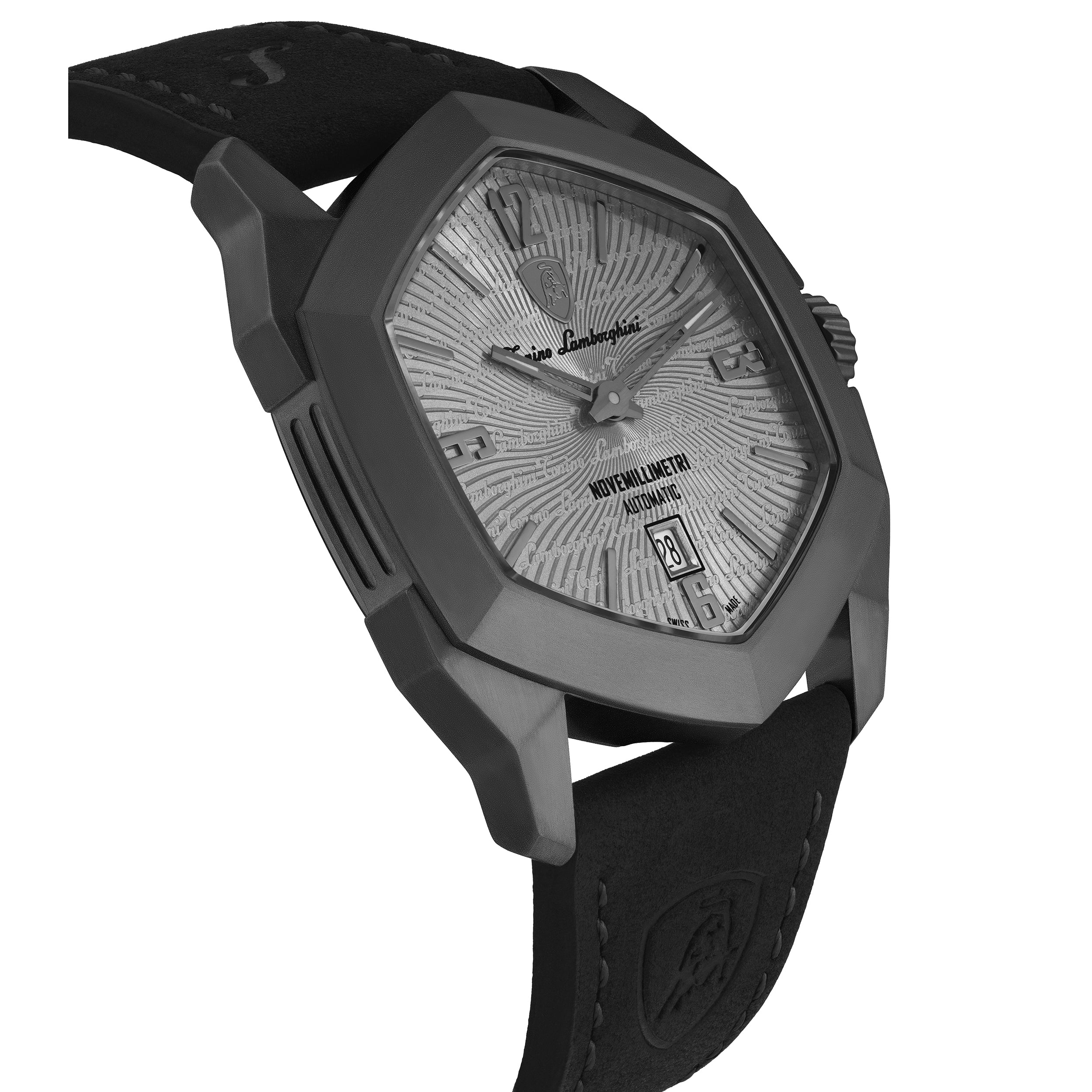 Tonino Lamborghini Novemillimetri Men's Black Automatic Watch - Image 2