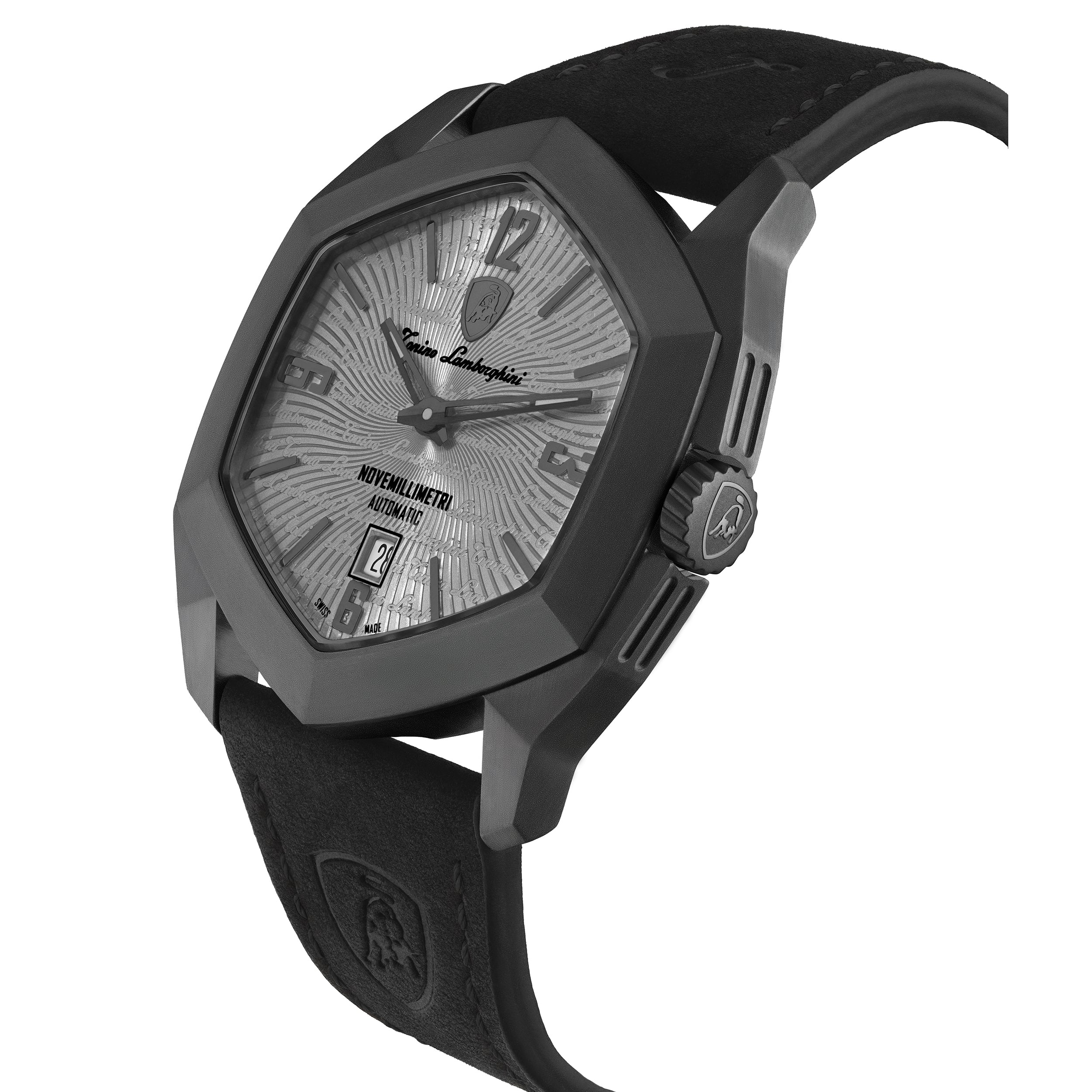 Tonino Lamborghini Novemillimetri Men's Black Automatic Watch - Image 4