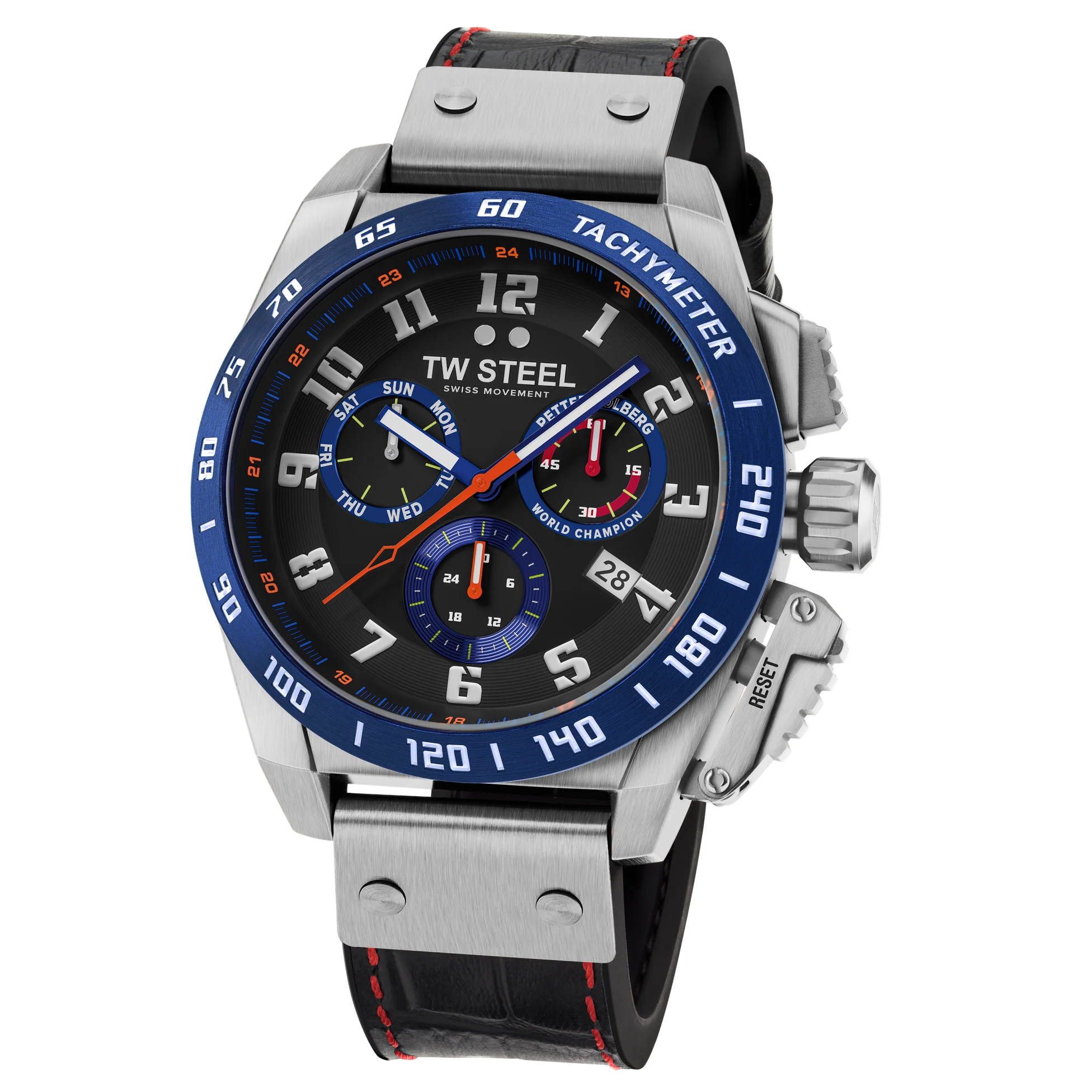 TW Steel Men's Black Fast Lane Watch - Image 2