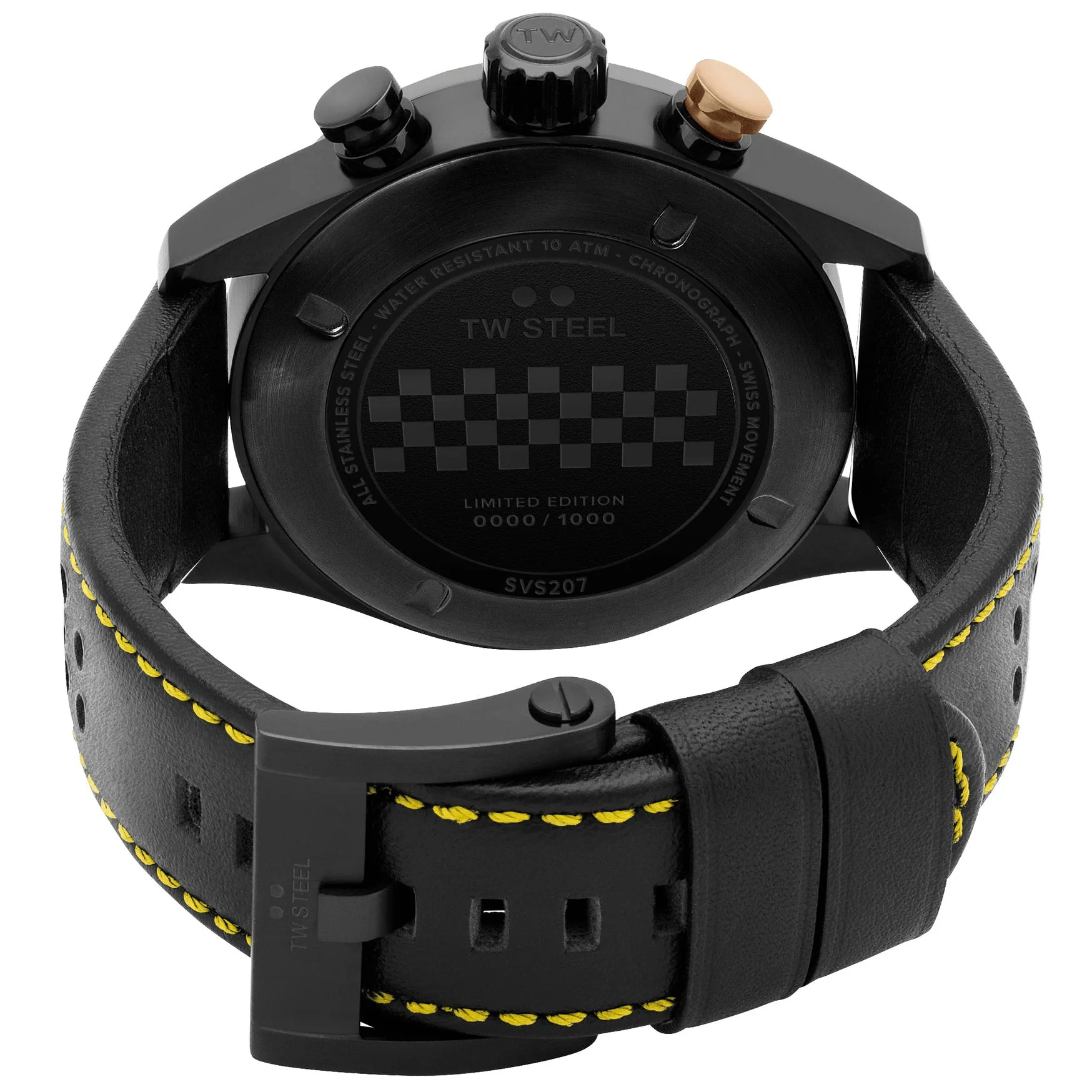 TW Steel Men's Black Swiss Volante Watch - Image 4