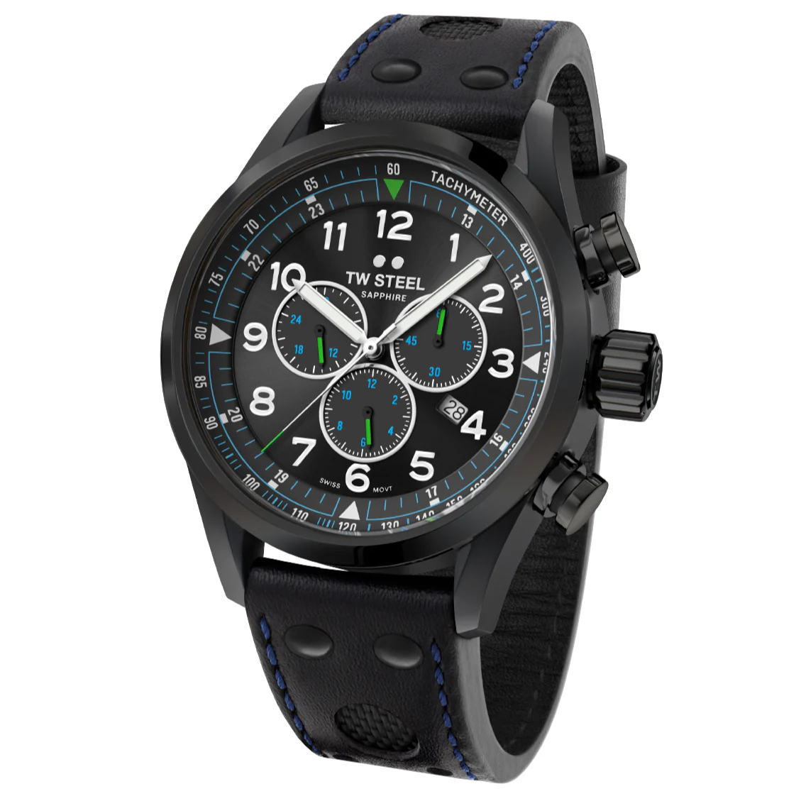 TW Steel Men's Black Swiss Volante Watch - Image 3
