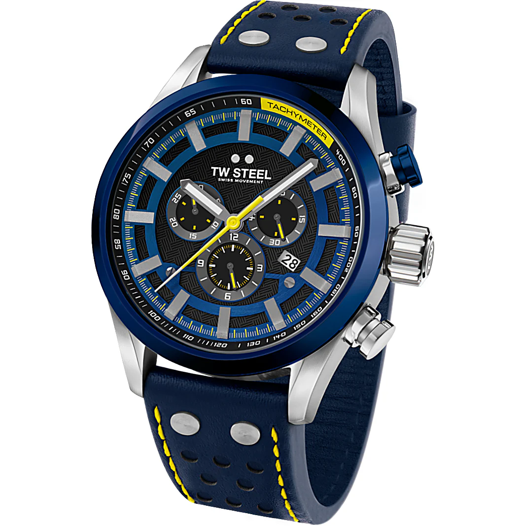 TW Steel Men's Blue Swiss Volante Watch - Image 3