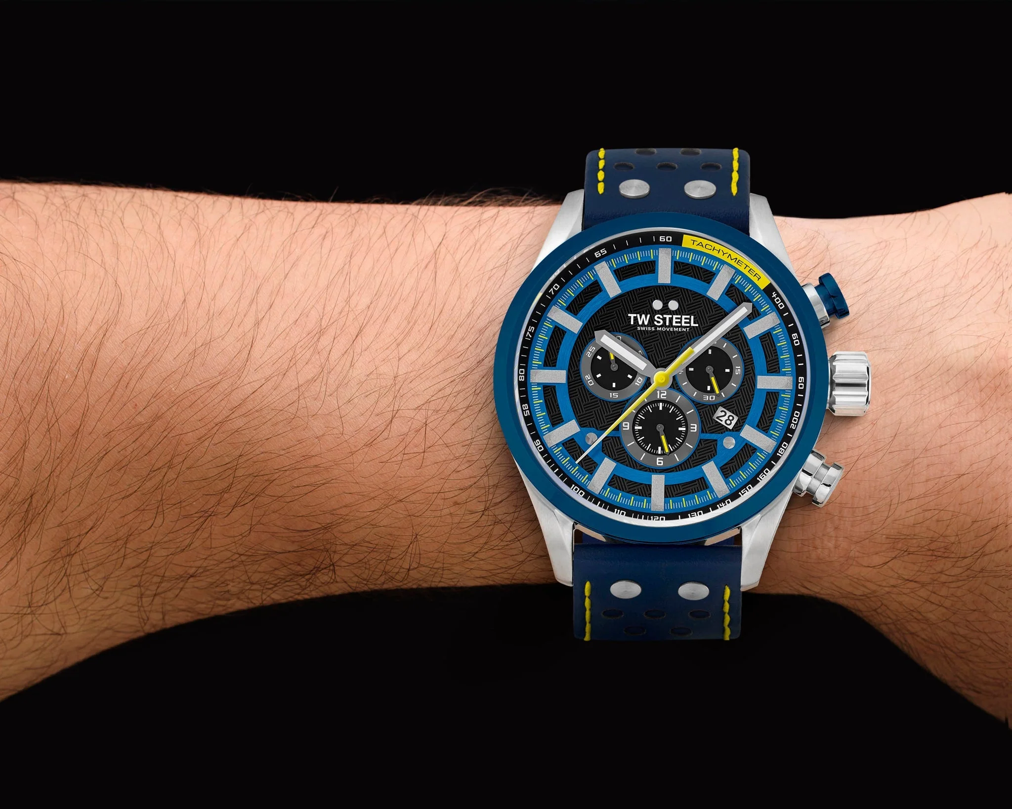 TW Steel Men's Blue Swiss Volante Watch - Image 5