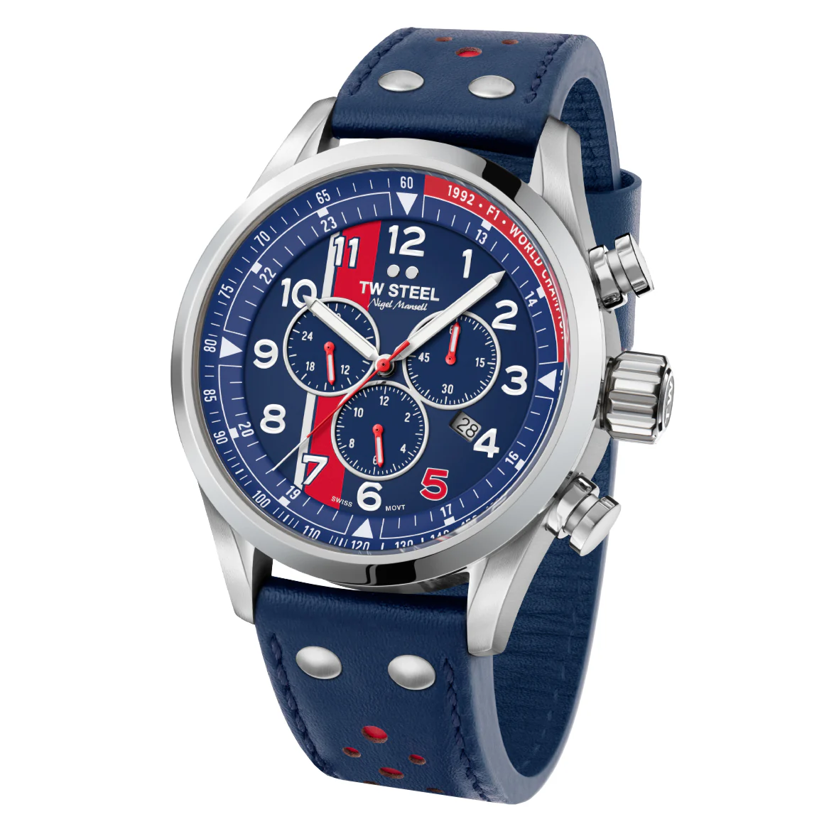 TW Steel Men's Blue Swiss Volante Watch - Image 3