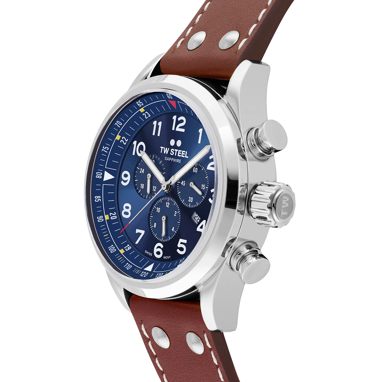 TW Steel Men's Brown Swiss Volante Watch - Image 2