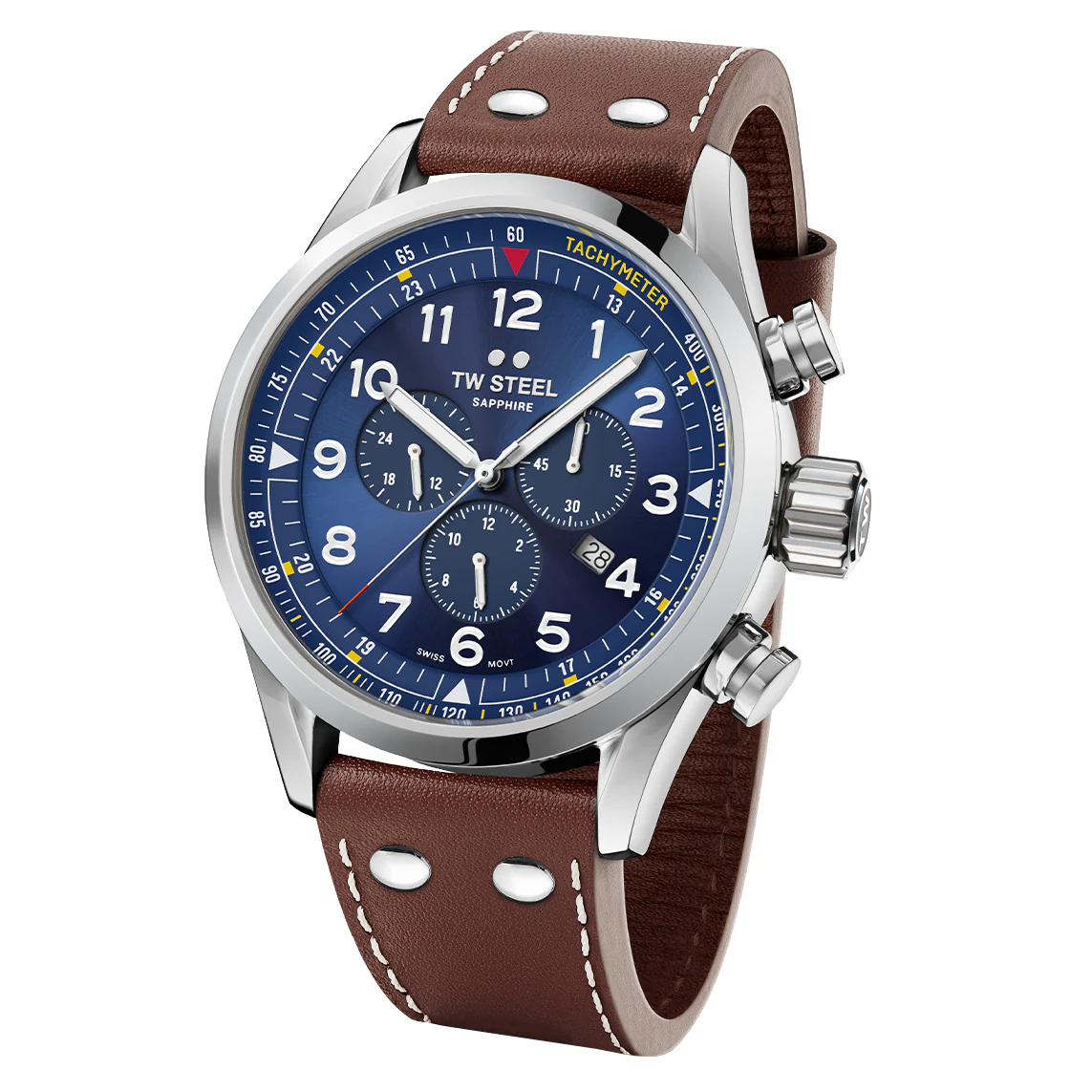 TW Steel Men's Brown Swiss Volante Watch - Image 3