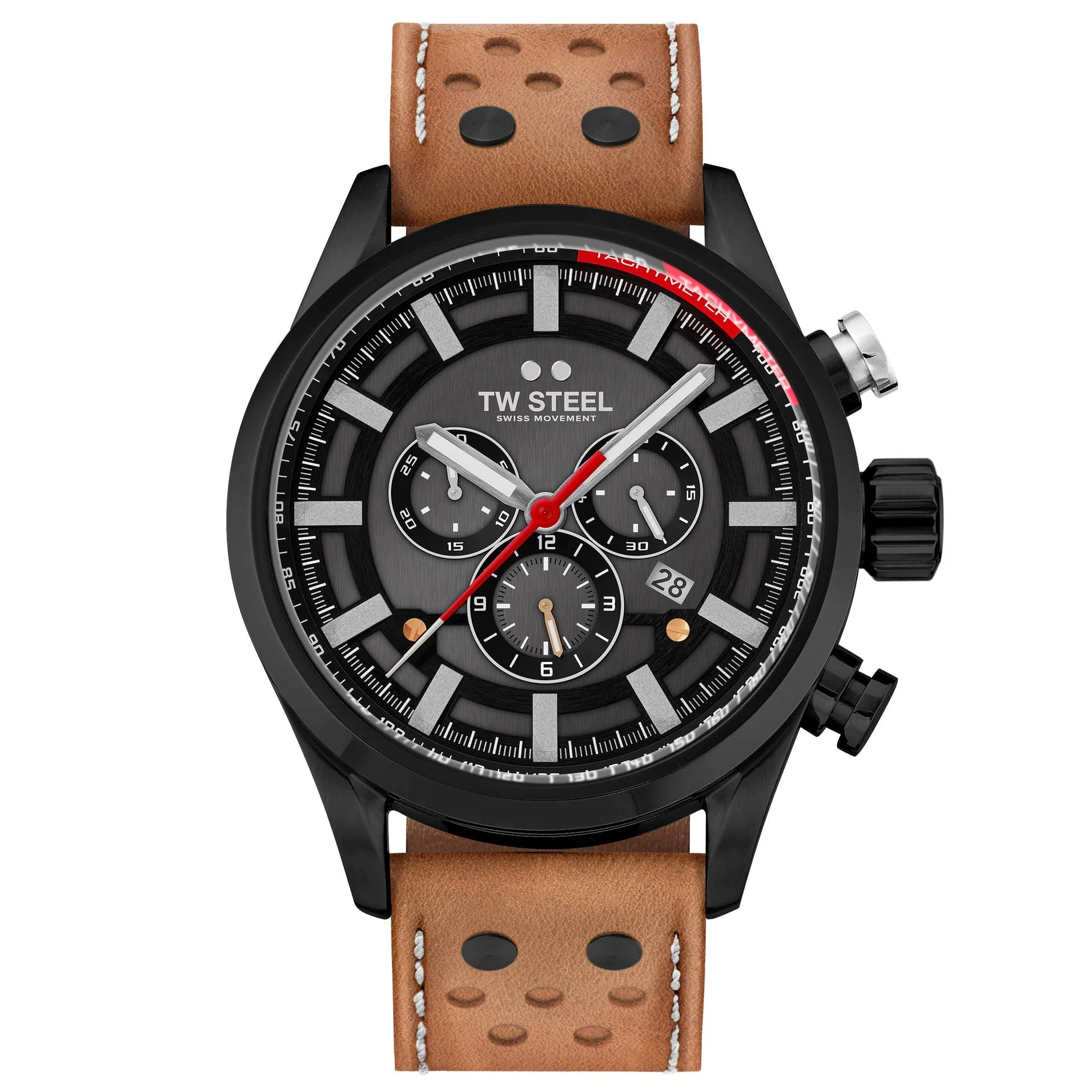 TW Steel Men's Brown Swiss Volante Watch