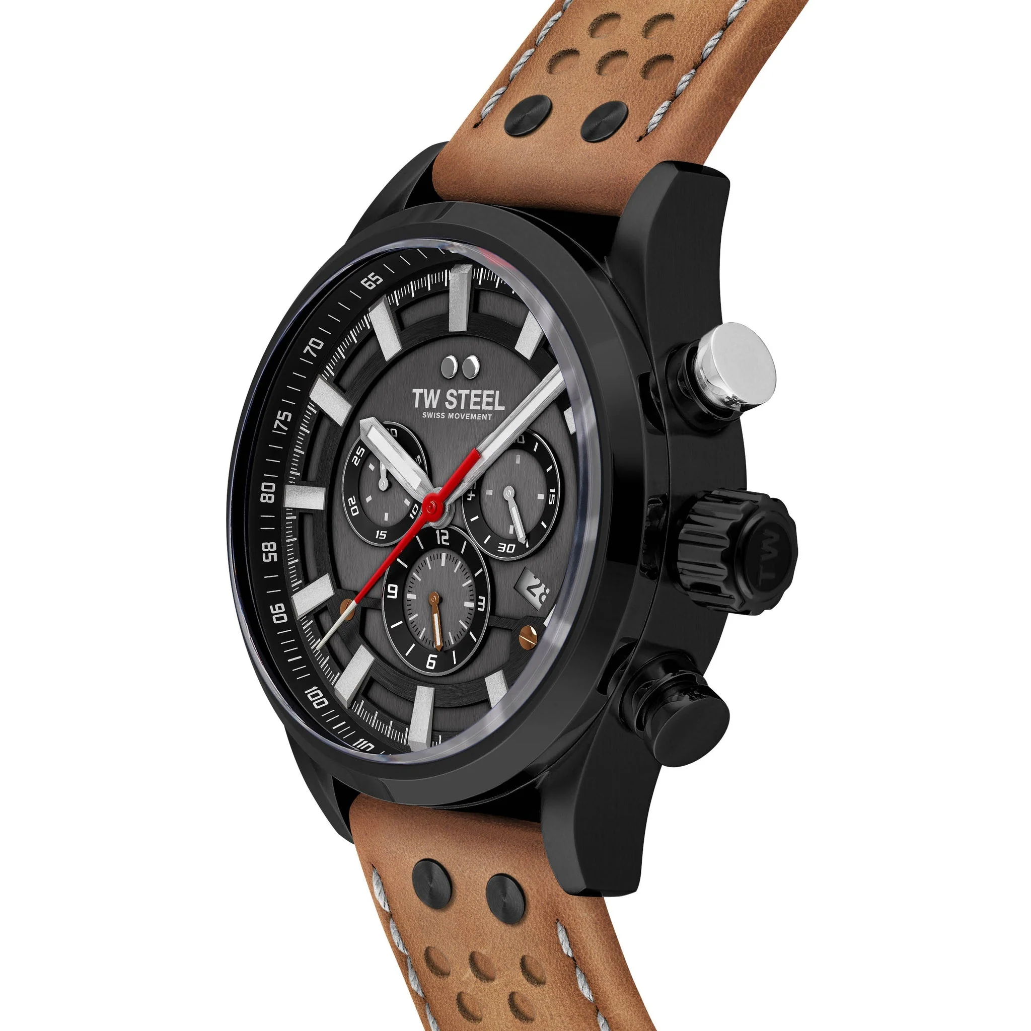 TW Steel Men's Brown Swiss Volante Watch - Image 2