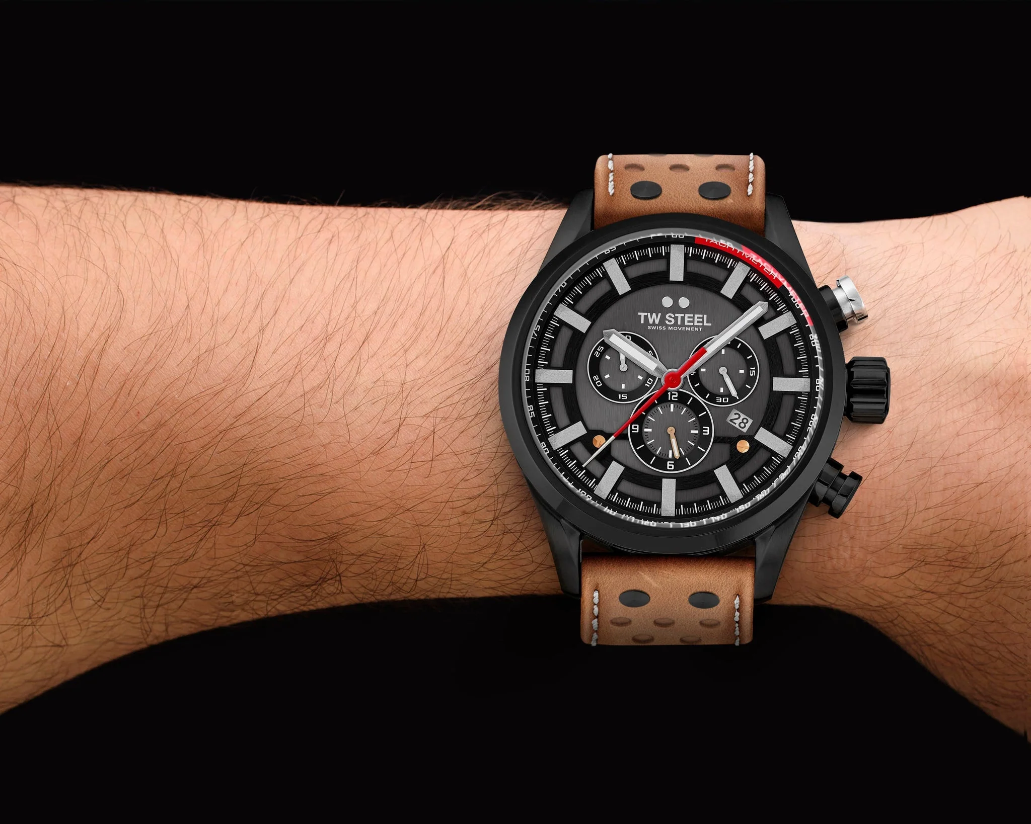 TW Steel Men's Brown Swiss Volante Watch - Image 5