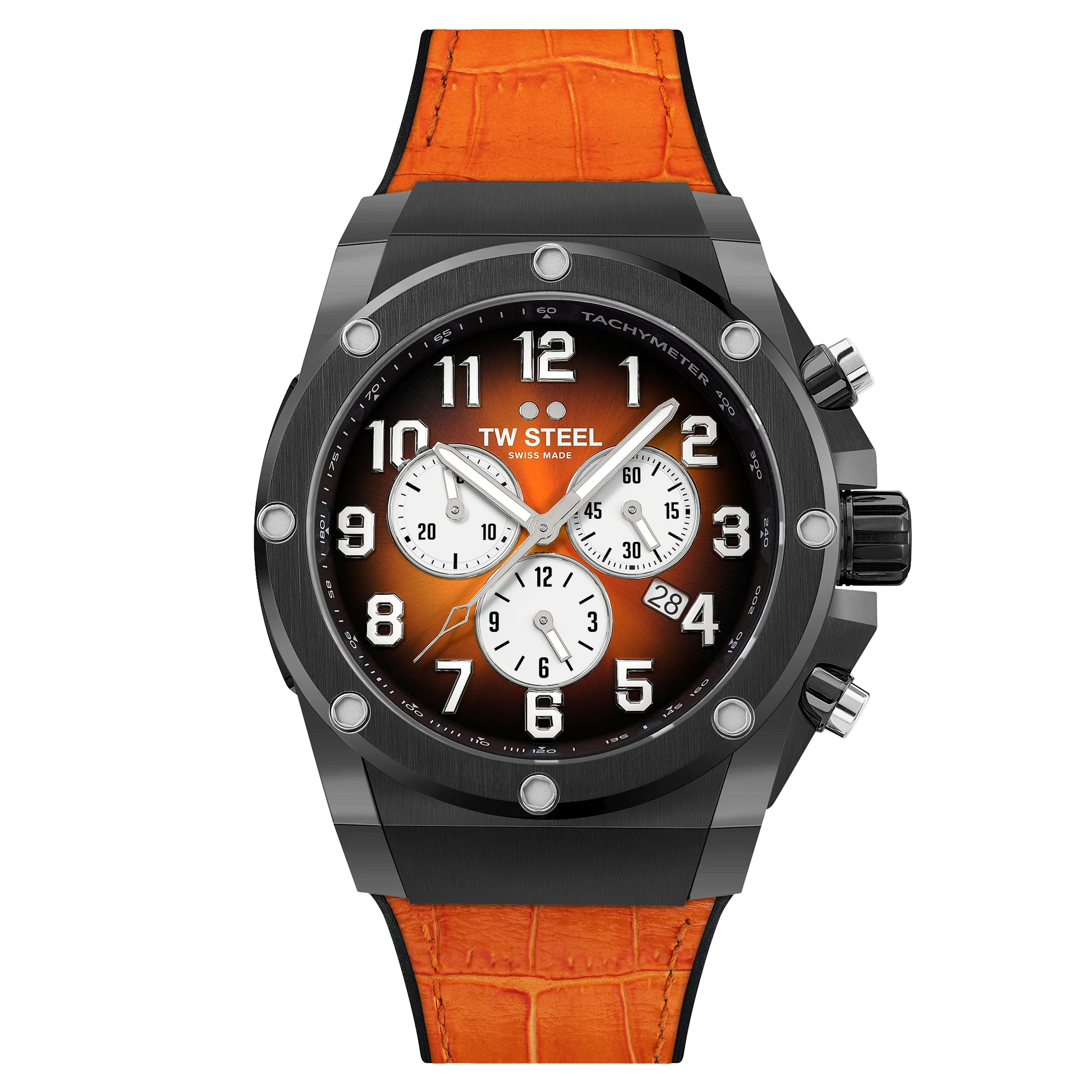 TW Steel Men's Orange Ace Genesis Watch