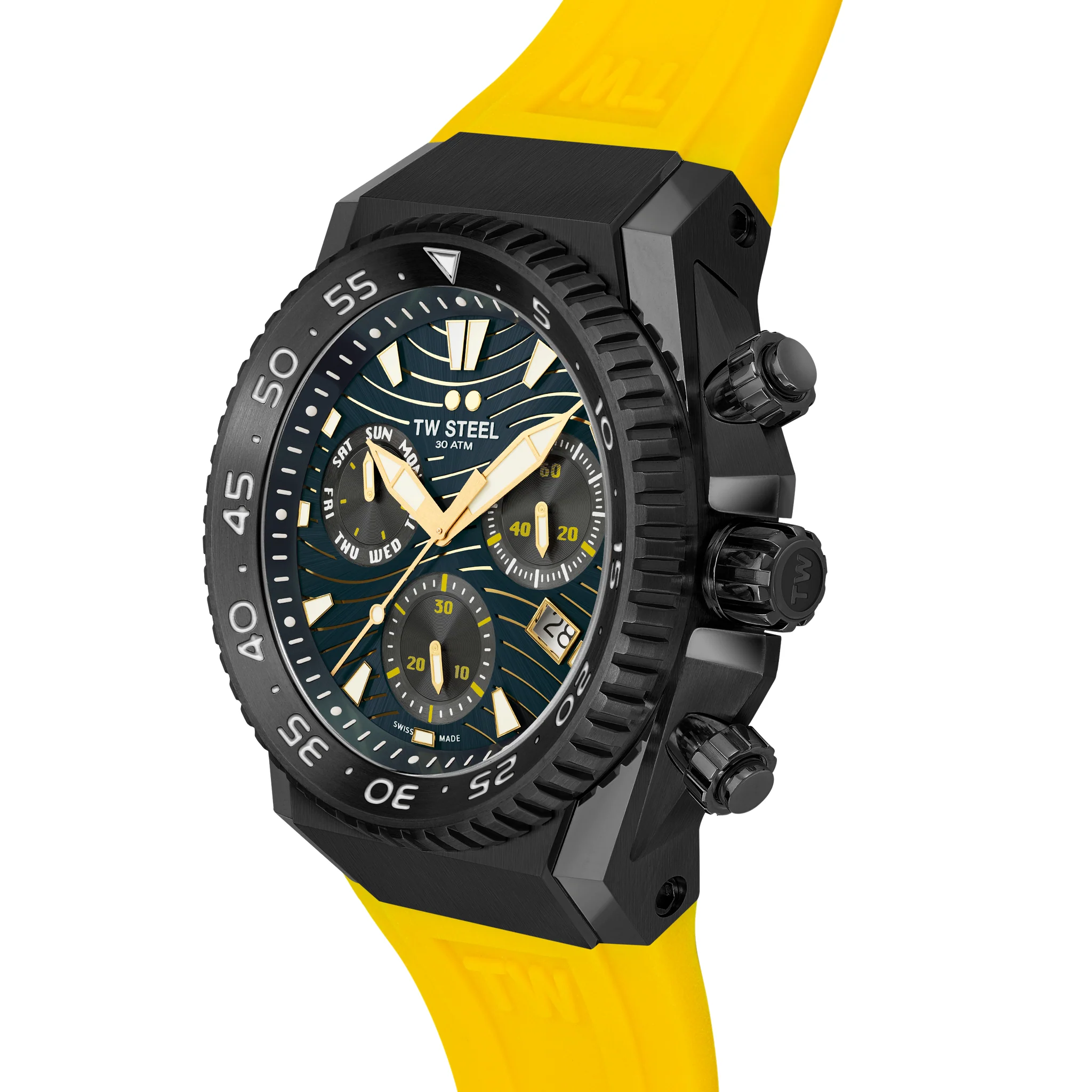 TW Steel Men's Yellow Ace Genesis Watch - Image 2