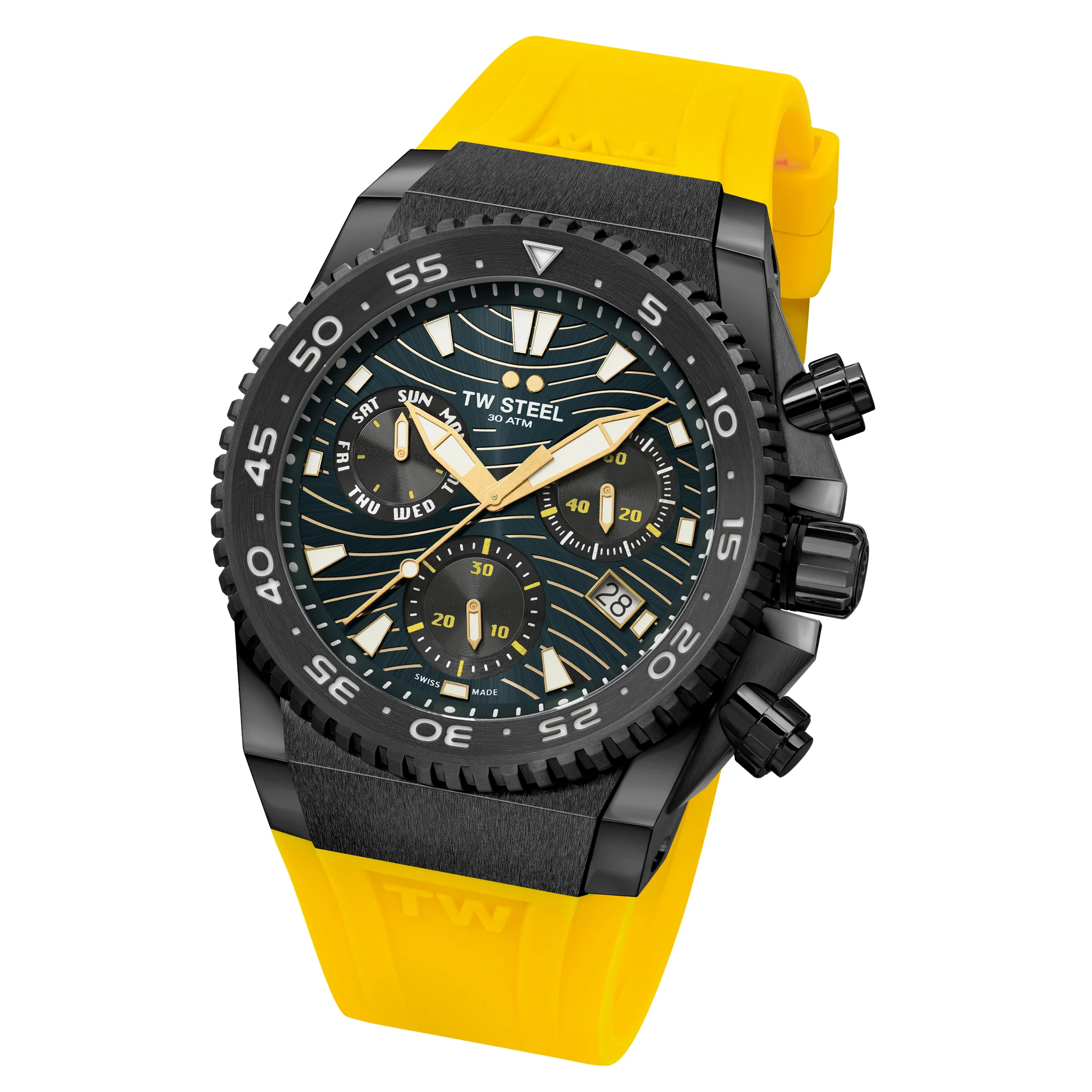 TW Steel Men's Yellow Ace Genesis Watch - Image 3