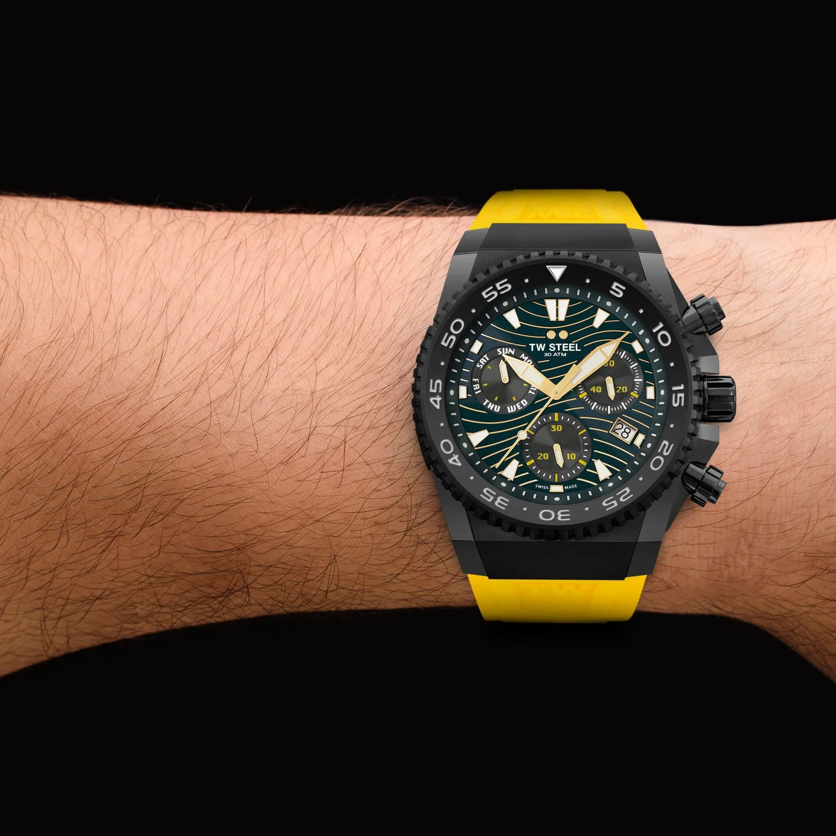 TW Steel Men's Yellow Ace Genesis Watch - Image 5