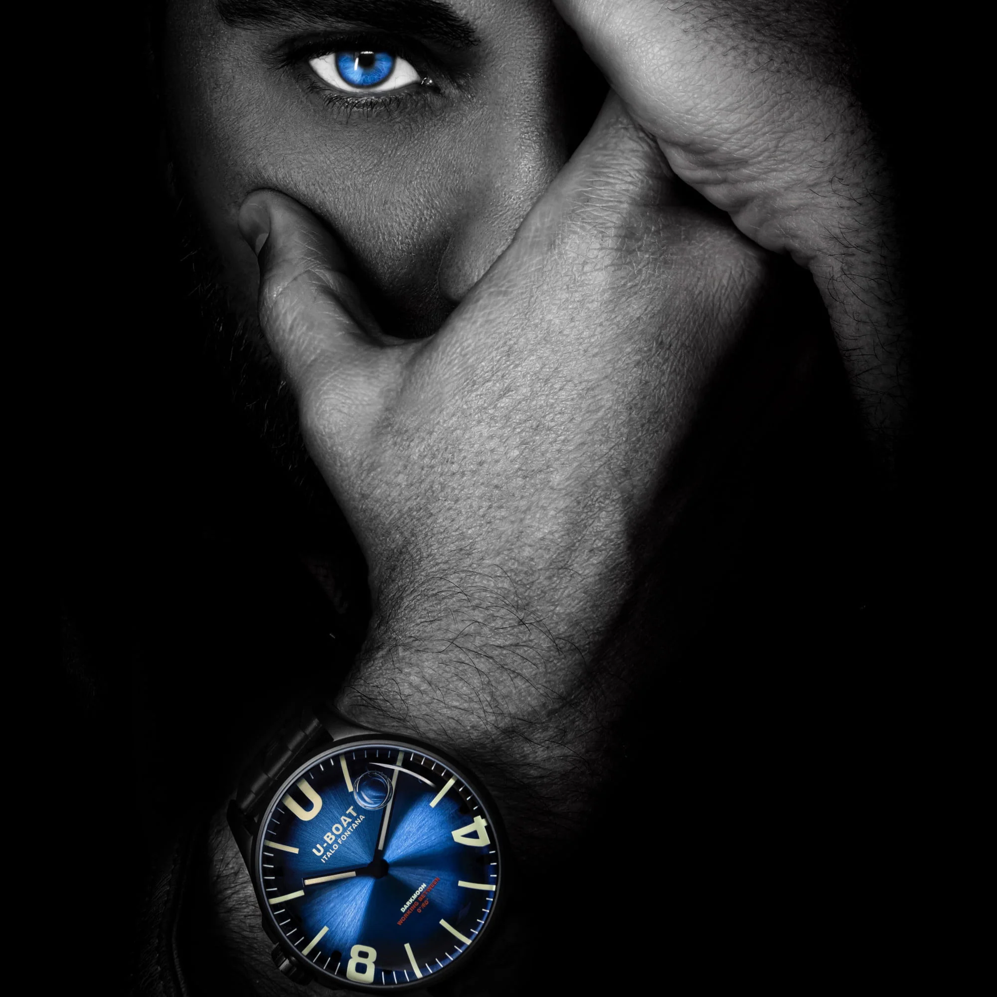 U-Boat Men's Darkmoon Blue Watch - Image 3