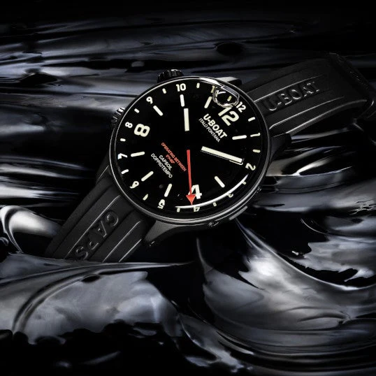 U-Boat Men's Black Capsoil Doppiotempo GMT Watch - Image 3