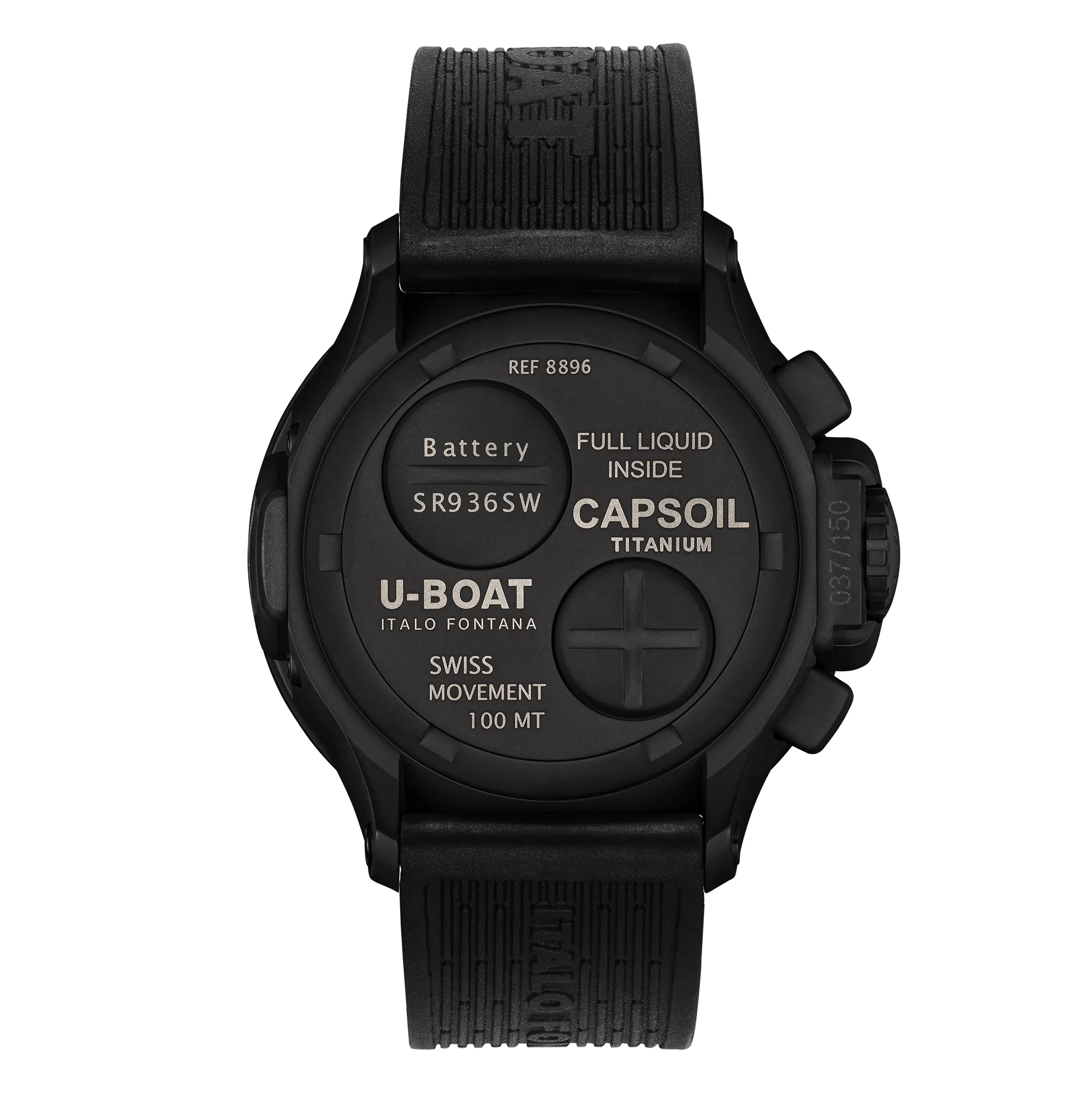 U-Boat Capsoil 45 Chrono Titanium DLC Men's Watch - Image 2