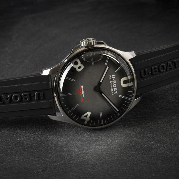 U-Boat Darkmoon 44MM Grey Soleil SS Men's Watch - Image 3