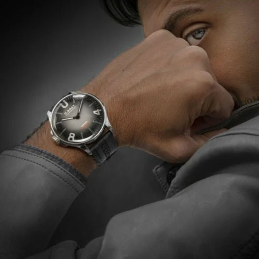 U-Boat Darkmoon 44MM Grey Soleil SS Men's Watch - Image 5