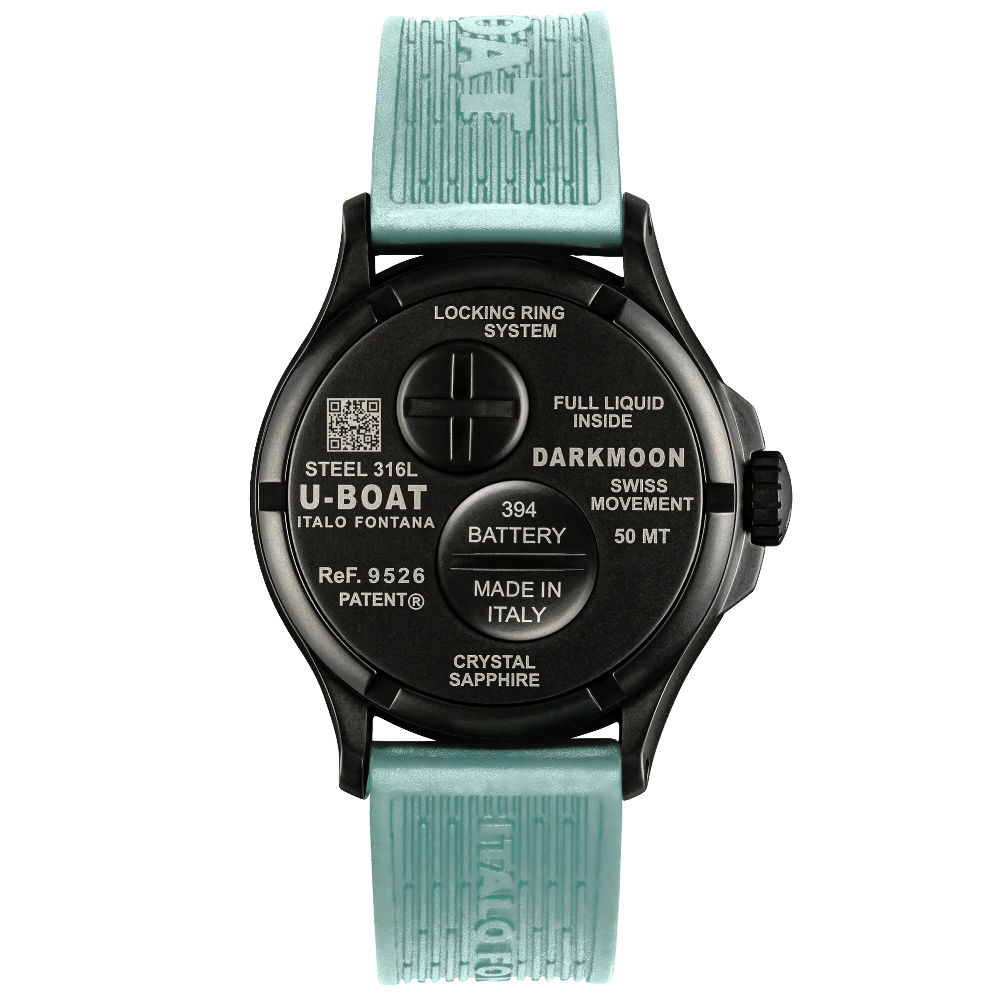 U-Boat Capsoil Darkmoon Men's Aquamarine Watch - Image 2