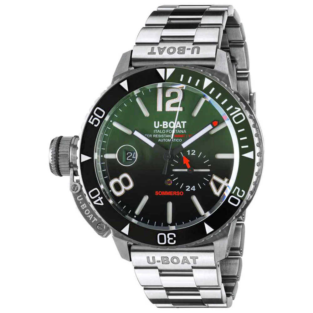 U-Boat Sommerso 46 SS Black MT Men's Watch