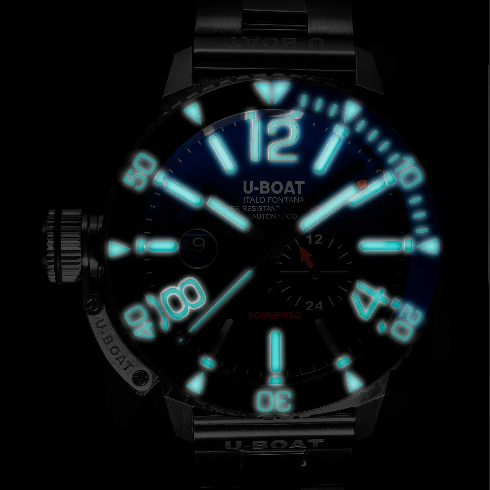 U-Boat Sommerso Ceramic Diver Men’s Blue Watch - Image 3