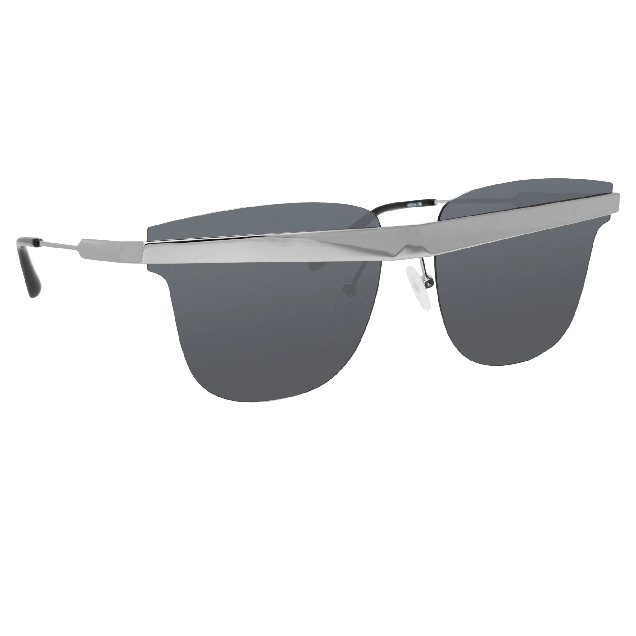 United Nude Sunglasses D-Frame Silver and Grey - Image 4