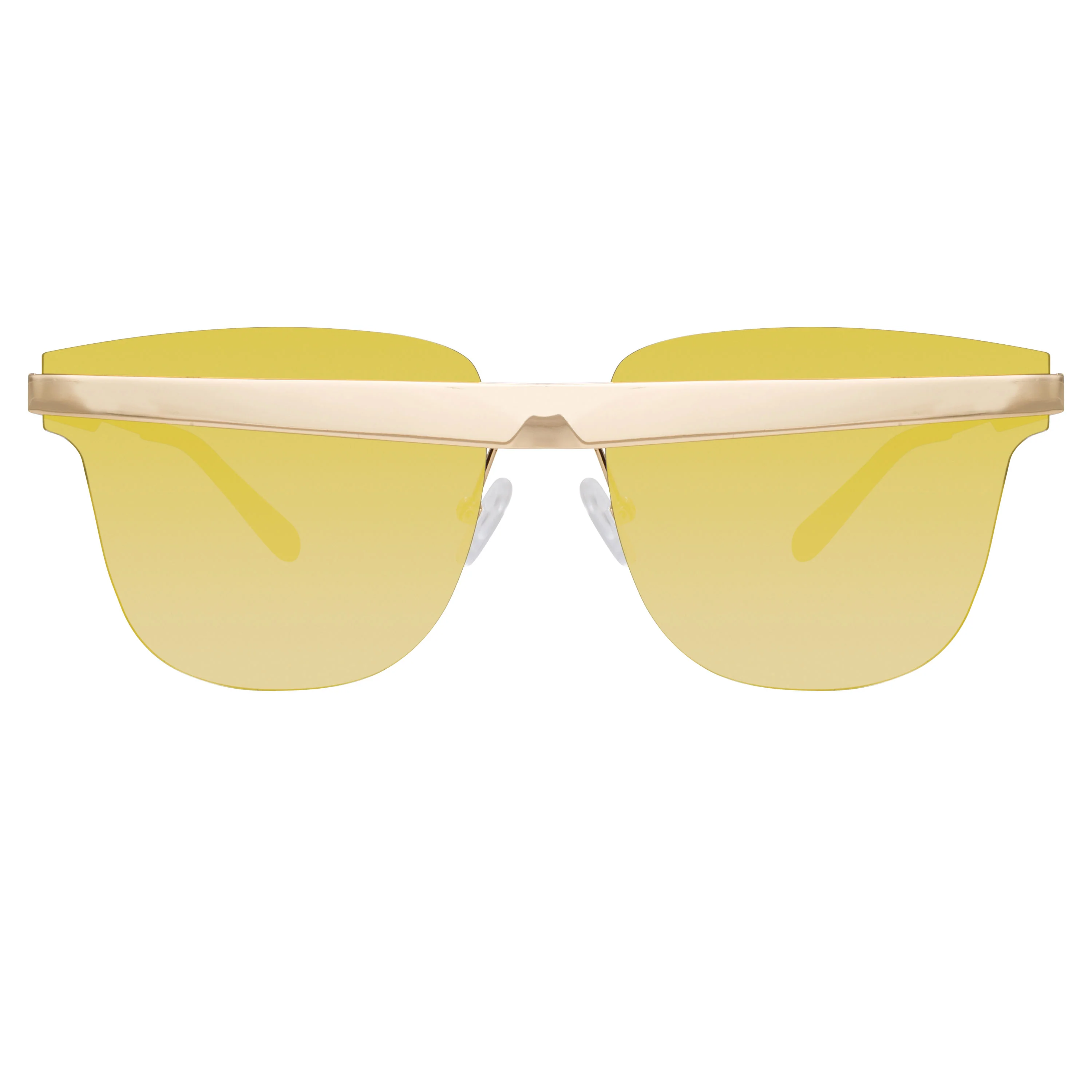 United Nude x Linda Farrow Gold Mirrored Sunglasses - Image 2