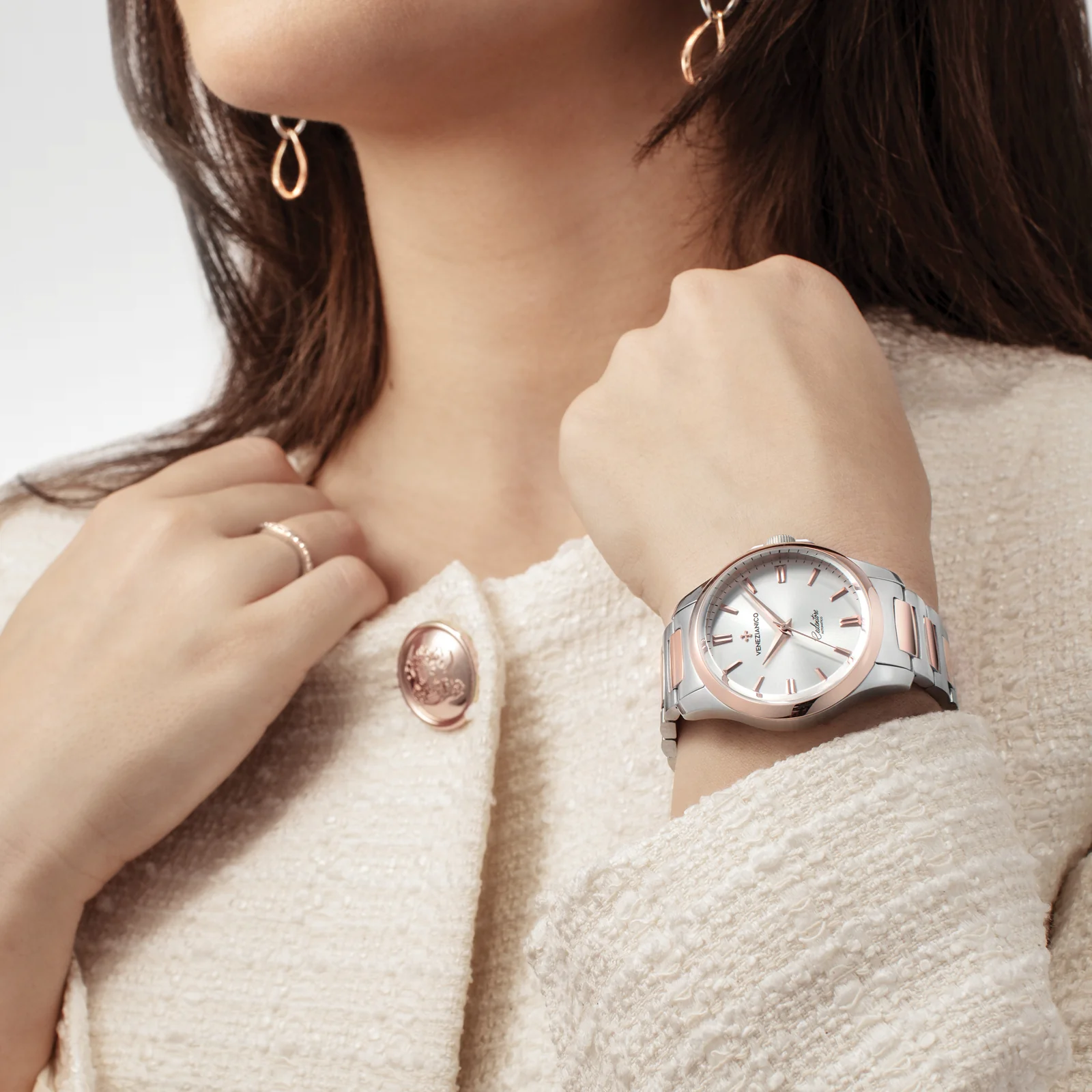 Venezianico Redentore 36 Ladies Silver Watch - Image 5