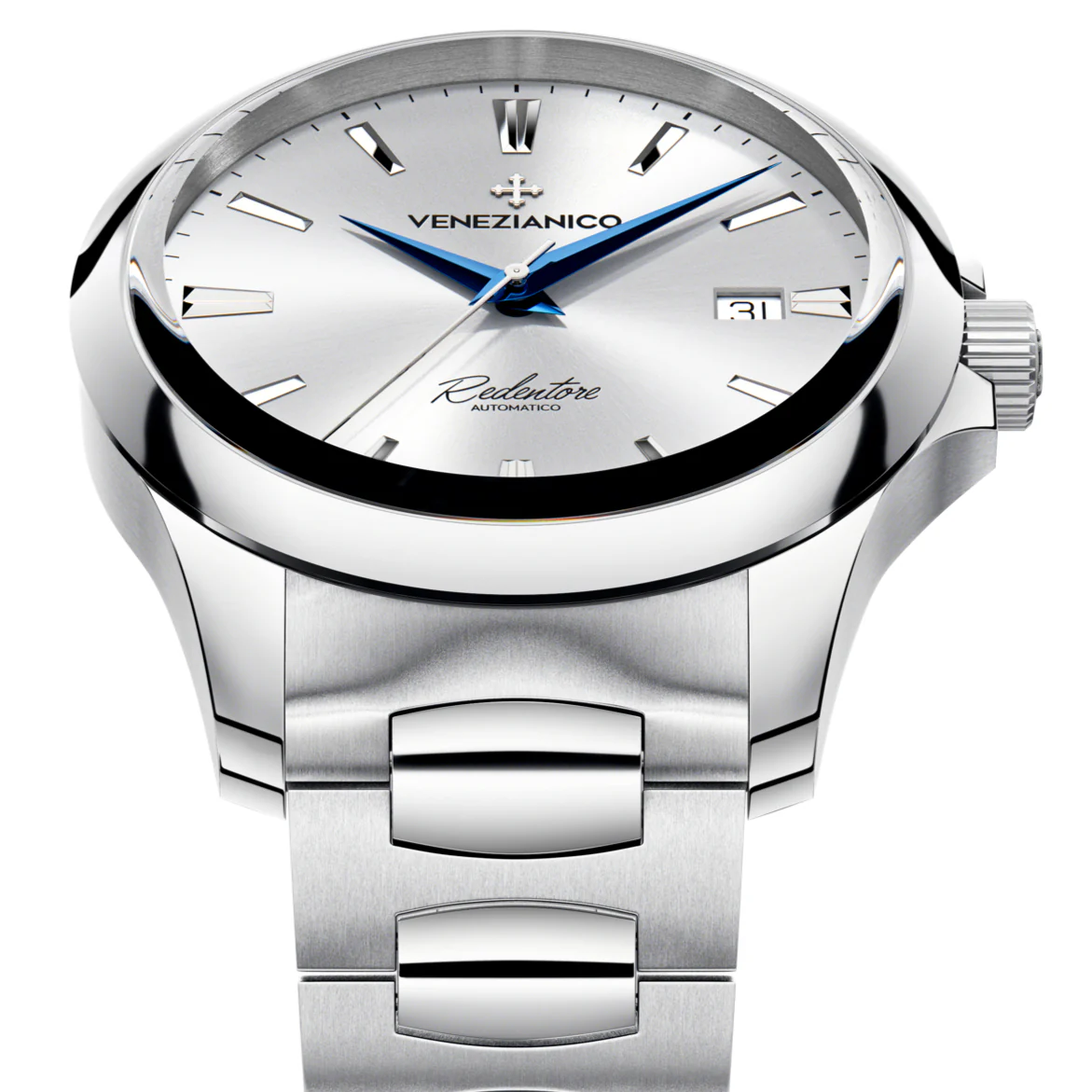 Venezianico Redentore 40 Men's Silver Watch - Image 2