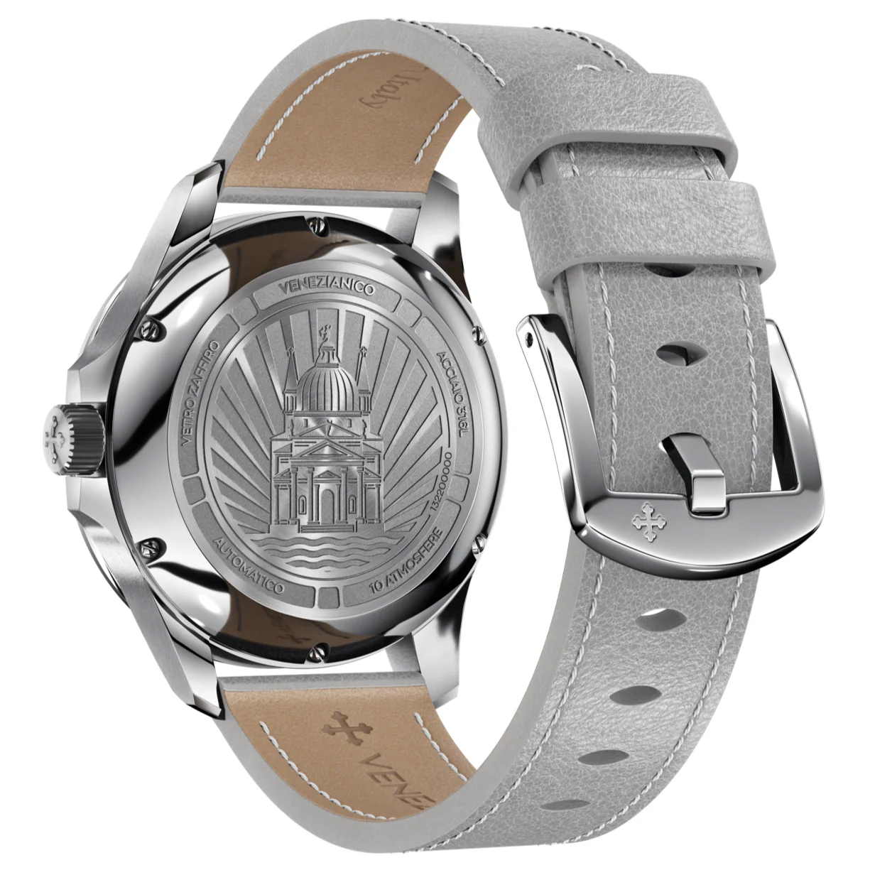 Venezianico Redentore Riserva di Carica Men's Grey Watch - Image 3