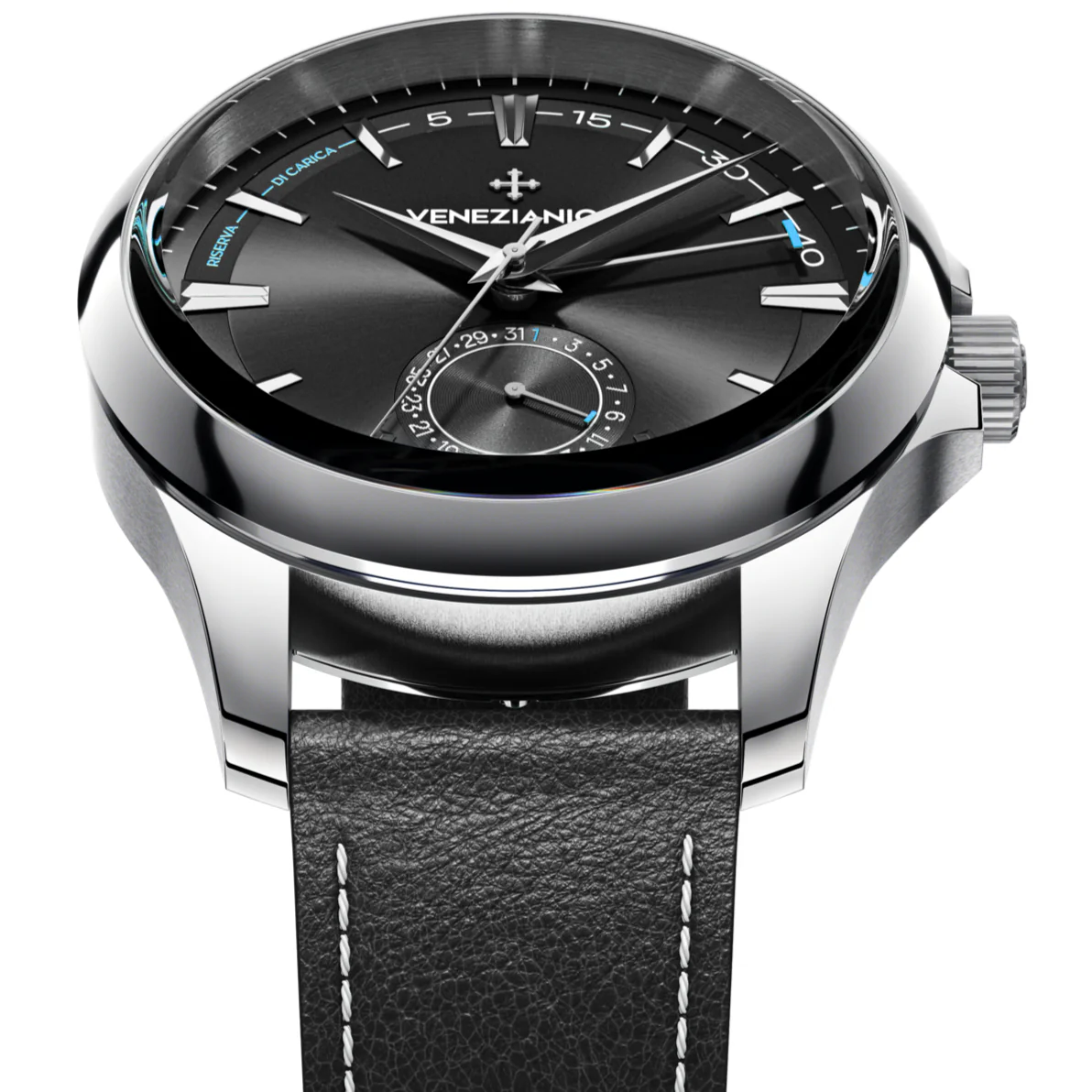 Venezianico Redentore Riserva di Carica Men's Black Watch - Image 2