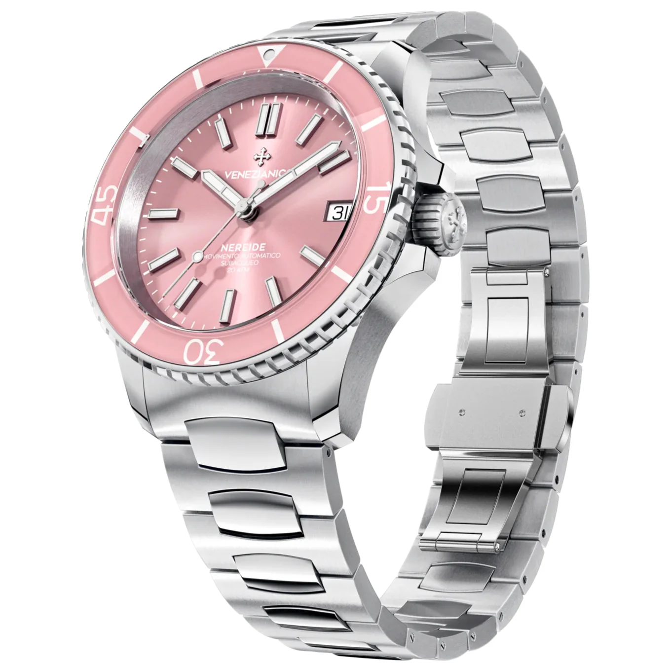 Venezianico Nereide 39 Men's Pink Watch - Image 4